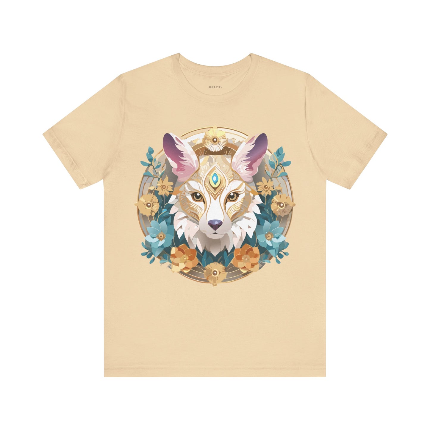 Natural Cotton Tee Shirt - Medallion Collection Printify