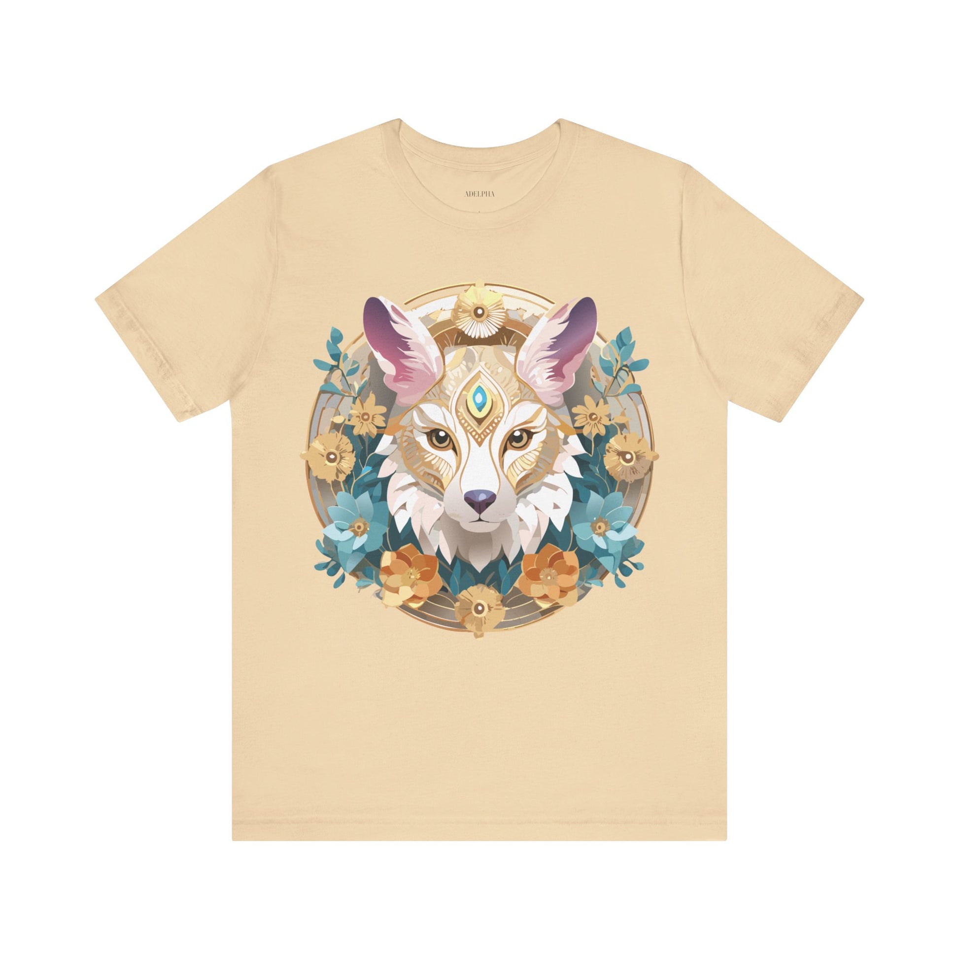 Natural Cotton Tee Shirt - Medallion Collection Printify