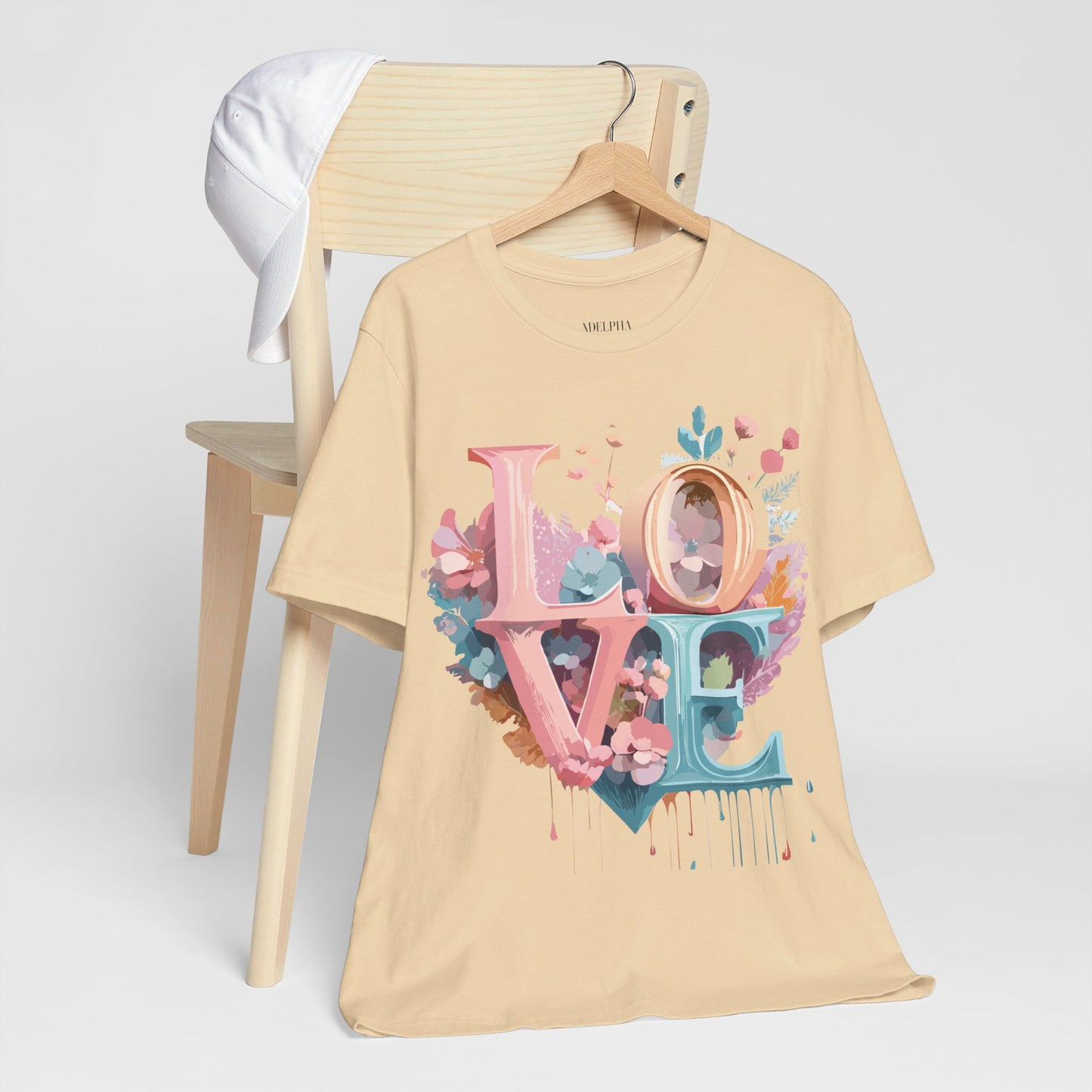 Natural Cotton Tee Shirt - Love story Collection Printify