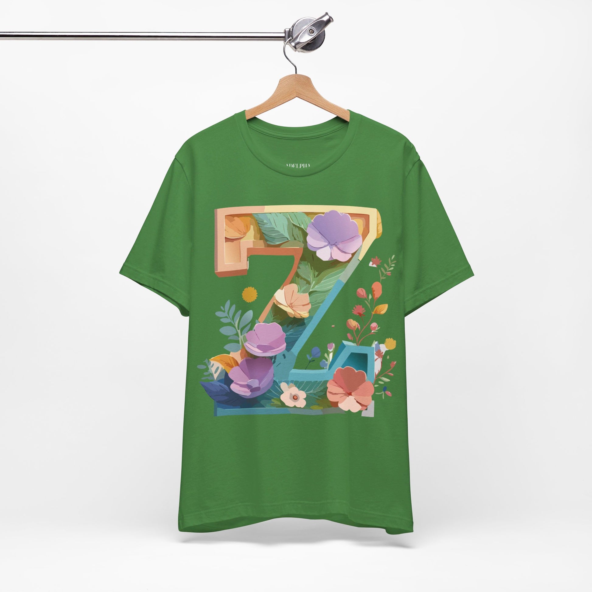 Natural Cotton Tee Shirt - Letters Collection - Z Printify