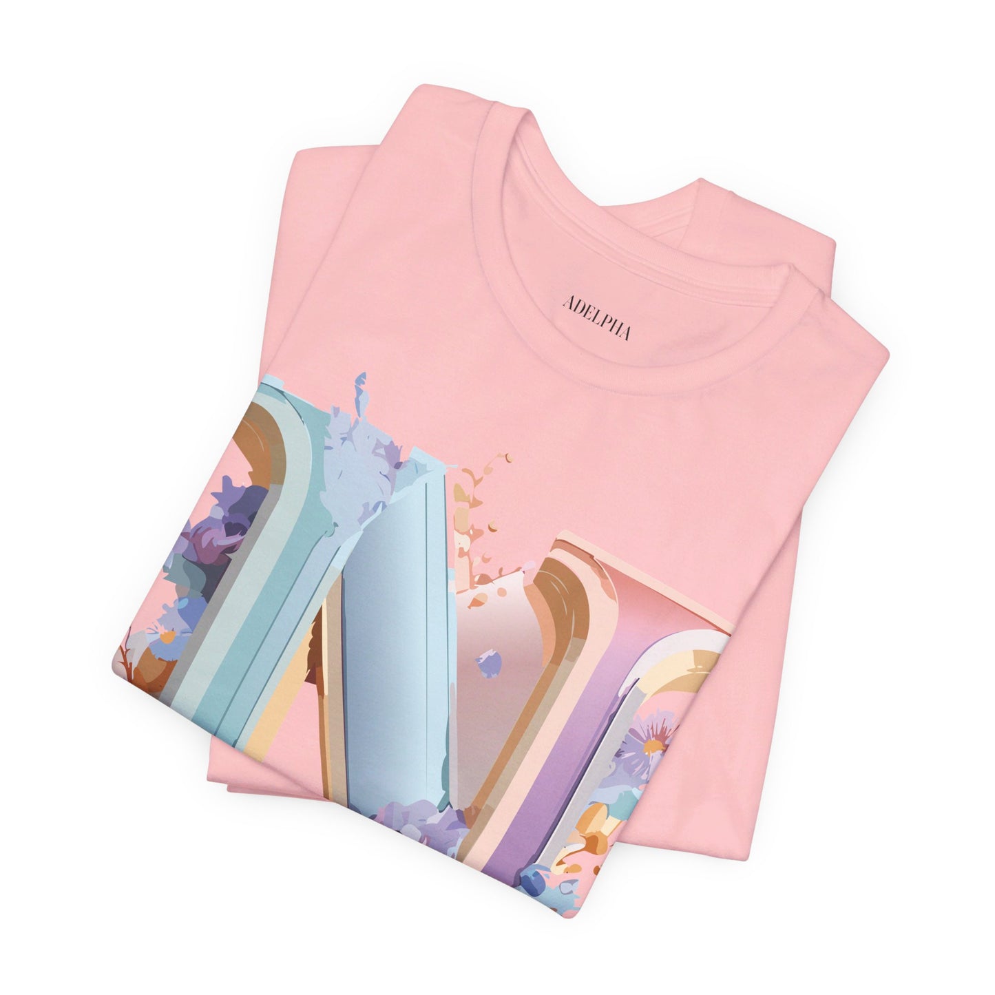 Natural Cotton Tee Shirt - Letters Collection - N Printify