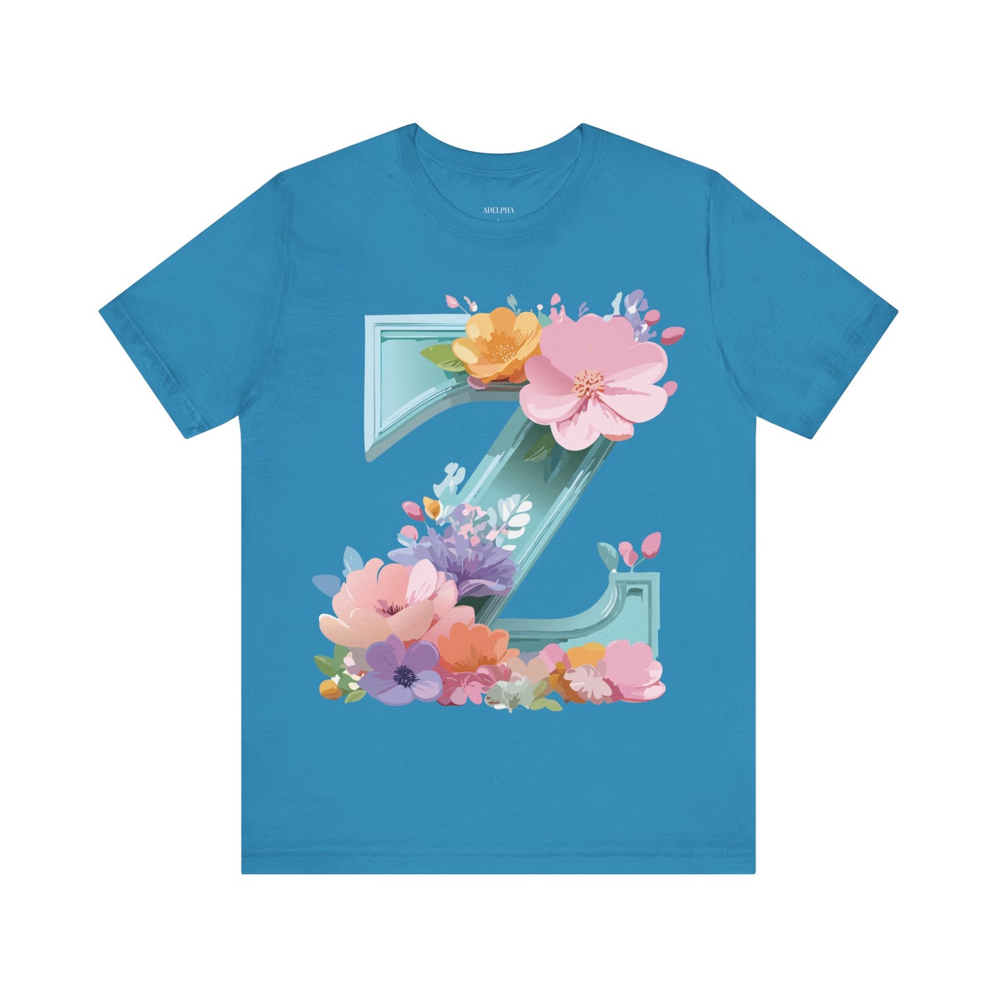 Natural Cotton Tee Shirt - Letters Collection - Z Printify