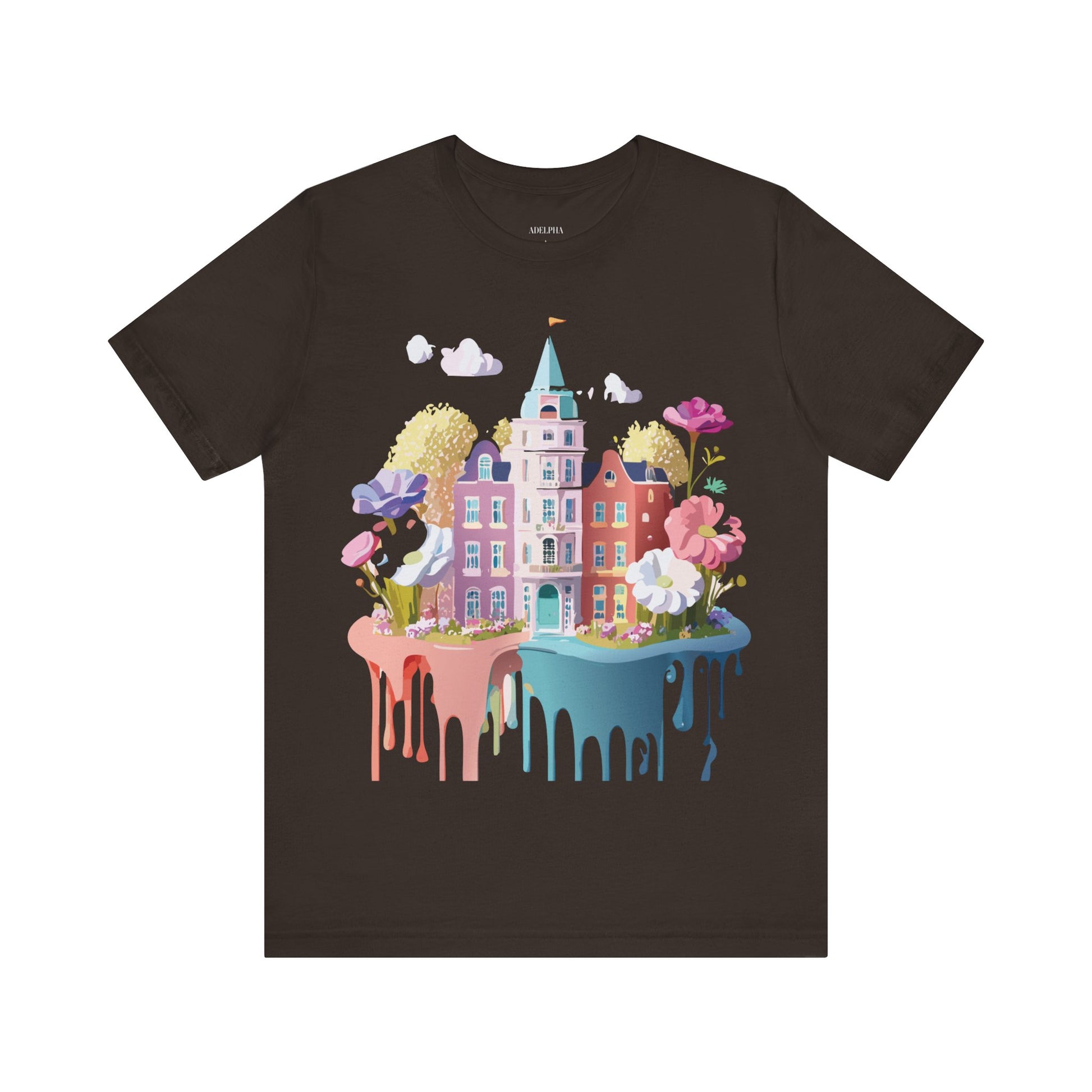 Natural Cotton Tee Shirt - Beautiful Places Collection - Amsterdam Printify