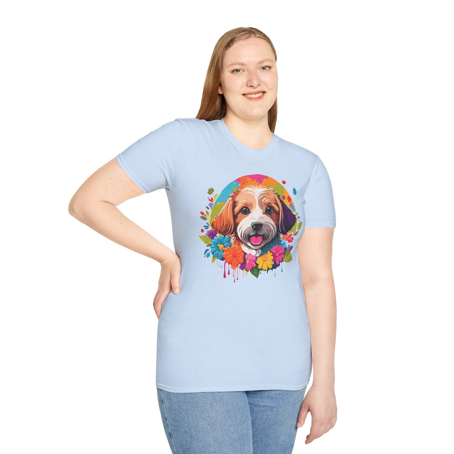 Dog Shirt, Shirt with Dog, Animal Tee, Shirt with Animals