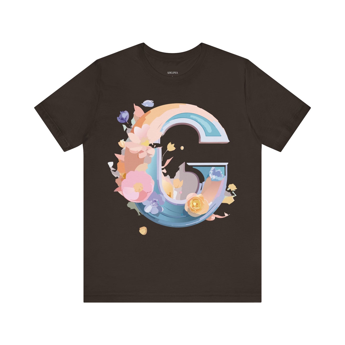 Natural Cotton Tee Shirt - Letters Collection - G Printify