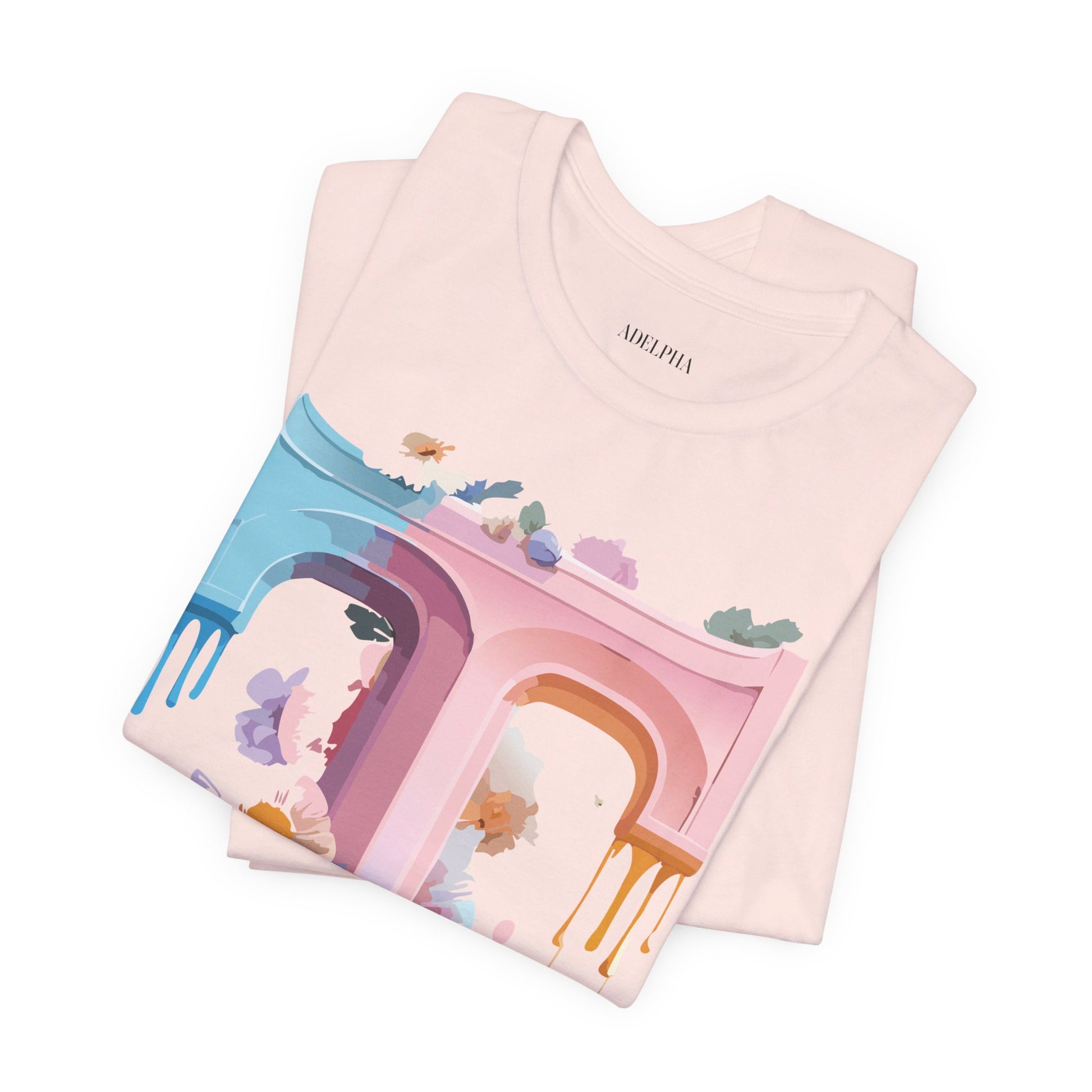 Natural Cotton Tee Shirt - Letters Collection - T Printify