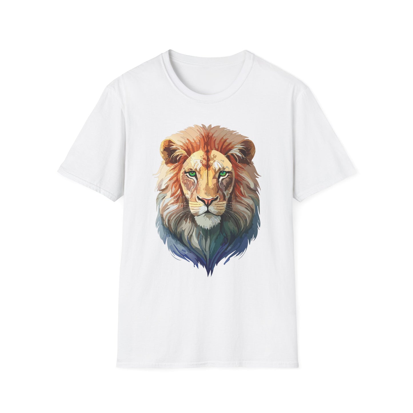 Lion Shirt, Shirt with Lion, Floral Lion Tee, Shirt with Animals