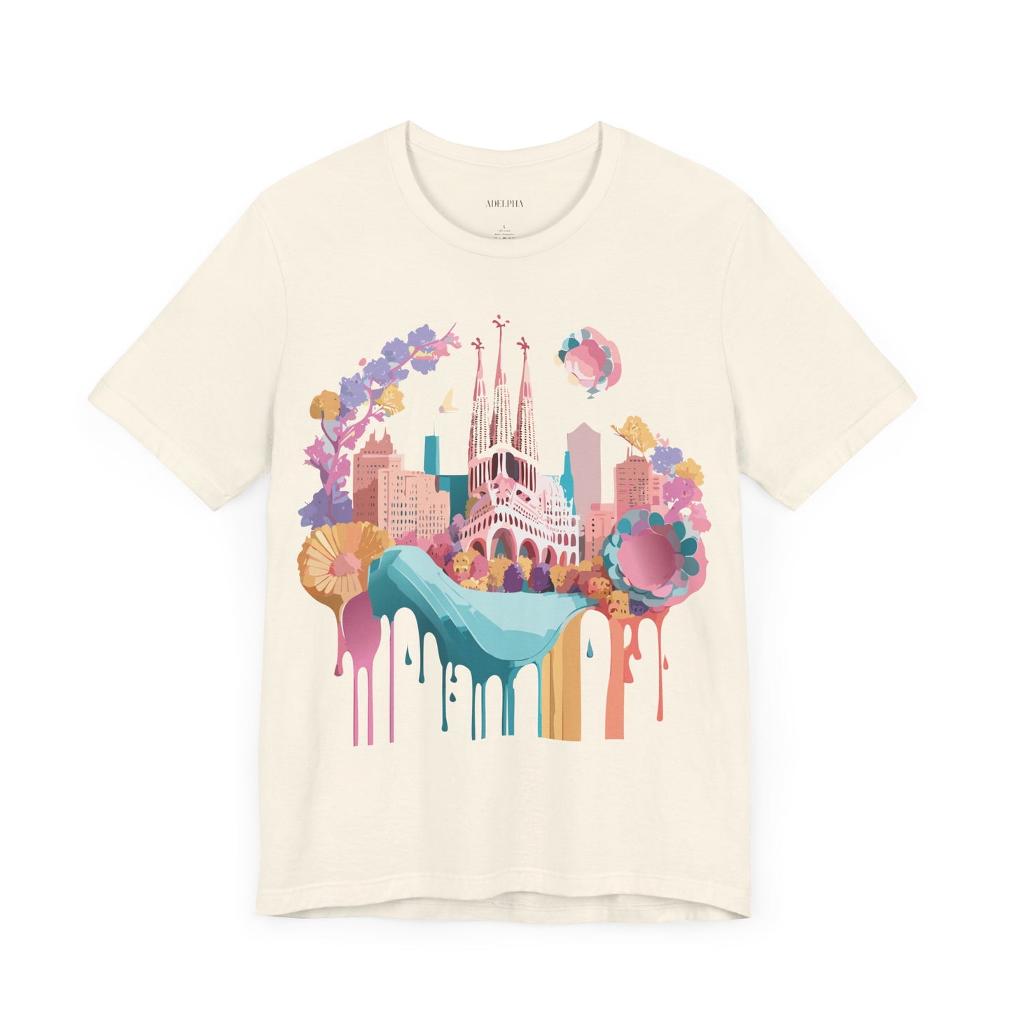 Tourist Shirt, Shirt with Barcelona - ADELPHA