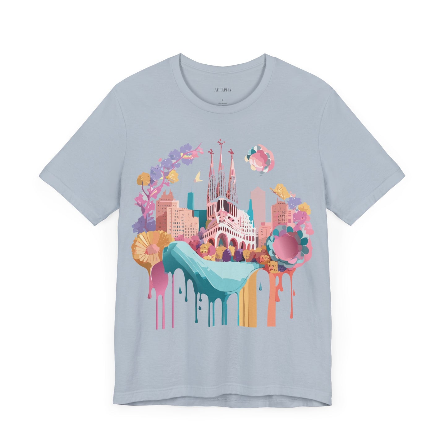 Tourist Shirt, Shirt with Barcelona - ADELPHA