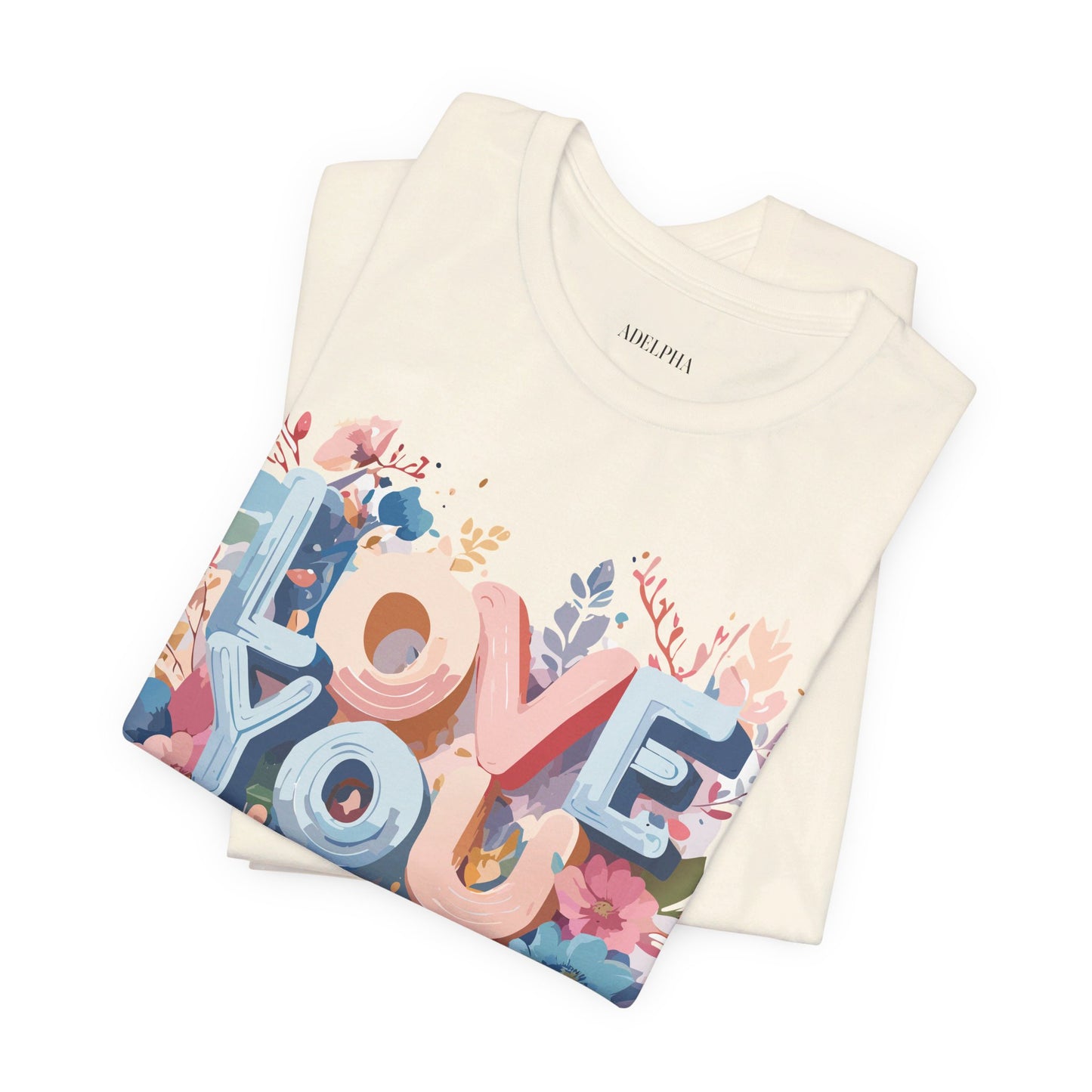 Natural Cotton Tee Shirt - Love story Collection Printify