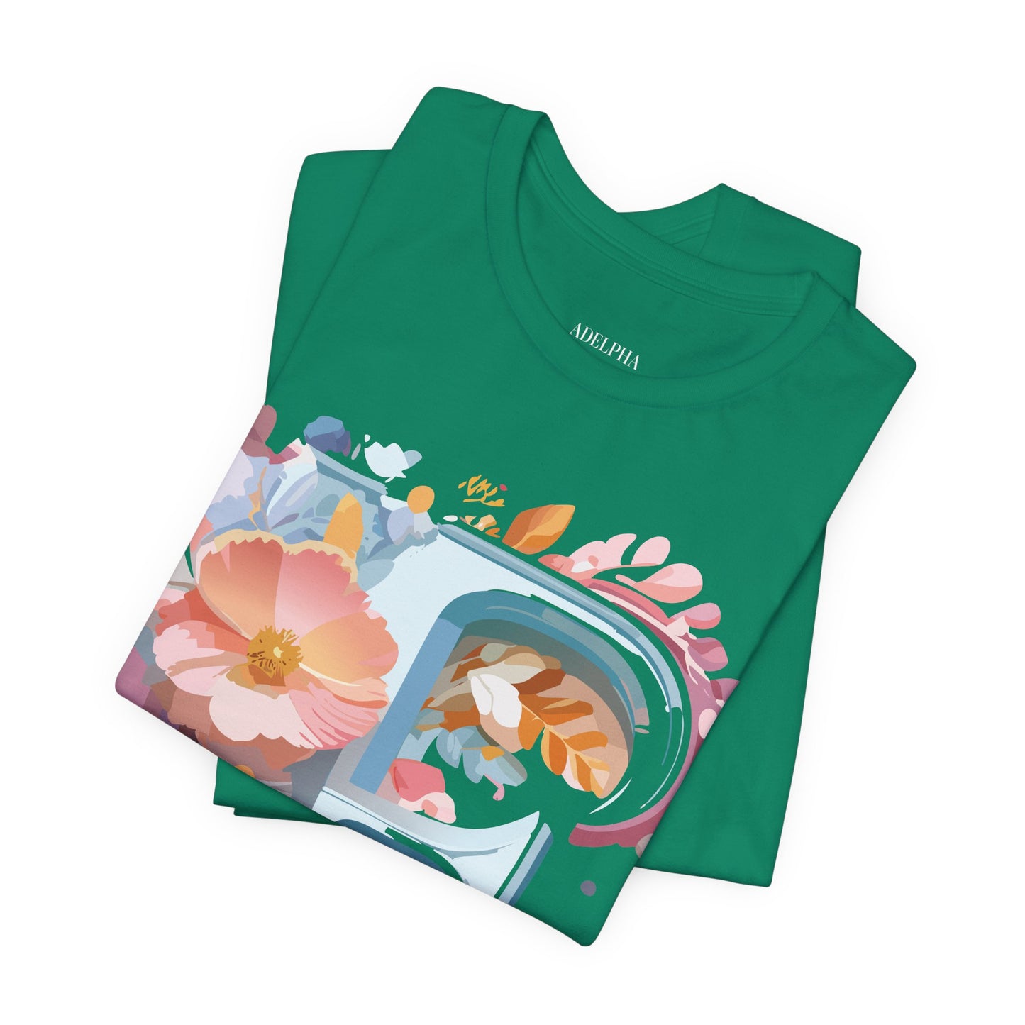 Natural Cotton Tee Shirt - Letters Collection - F Printify