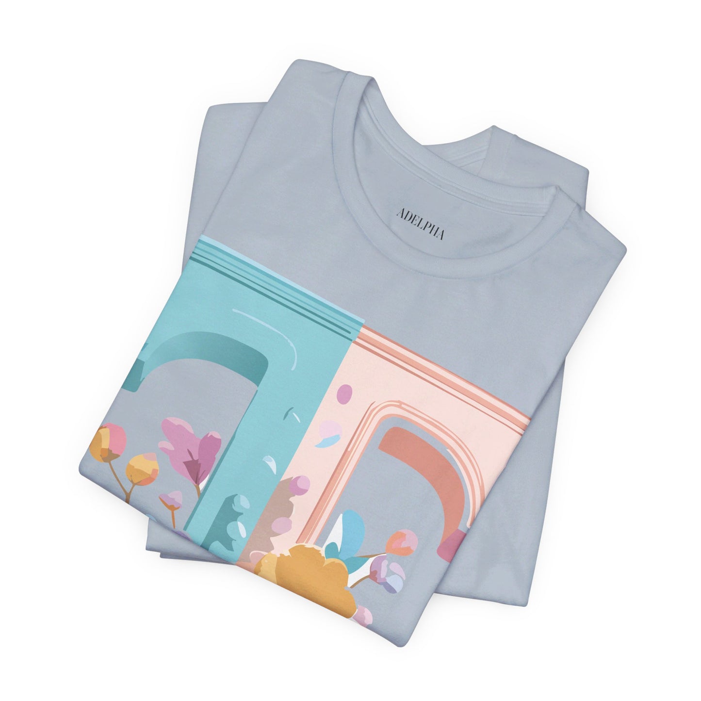 Natural Cotton Tee Shirt - Letters Collection - T Printify