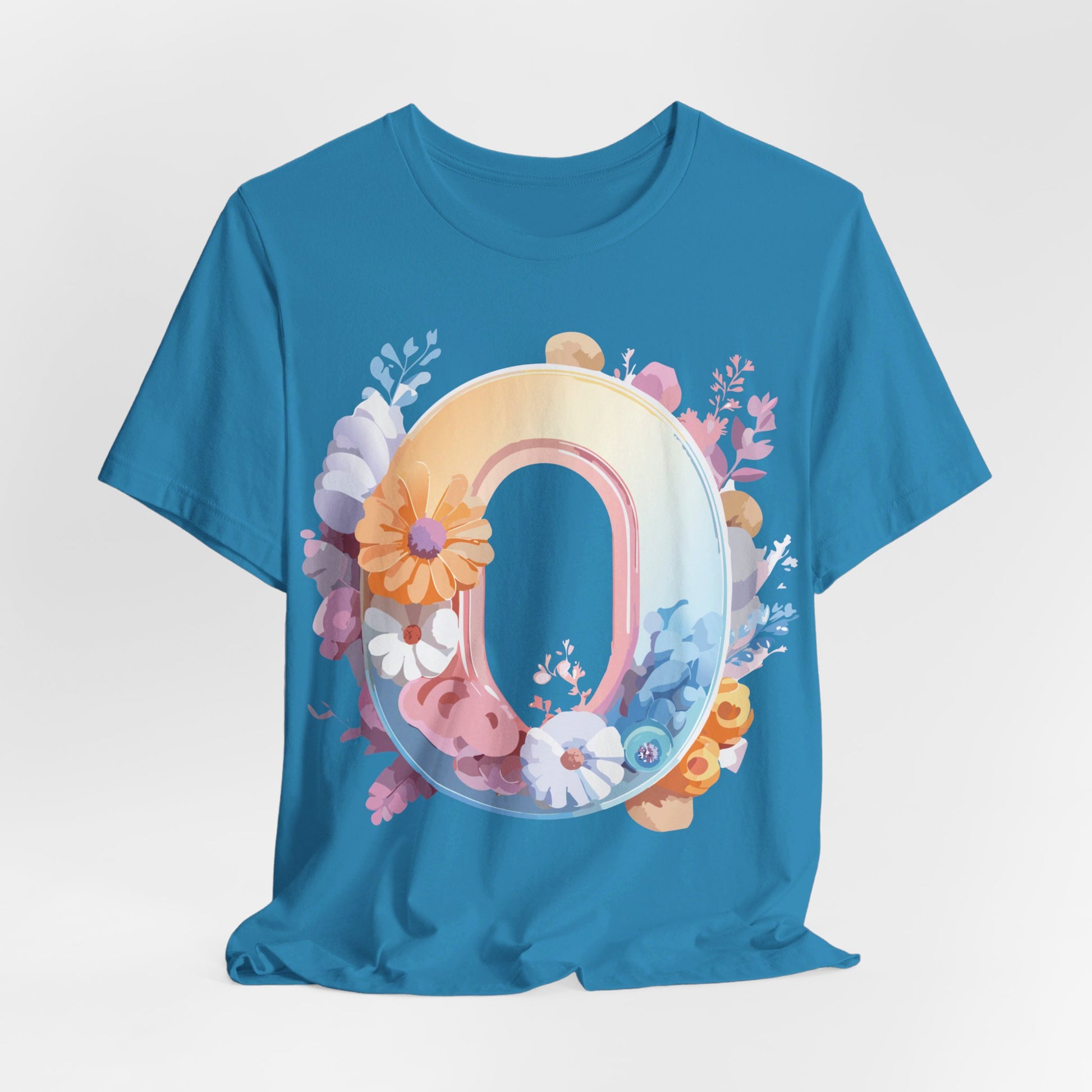 Natural Cotton Tee Shirt - Letters Collection - O Printify