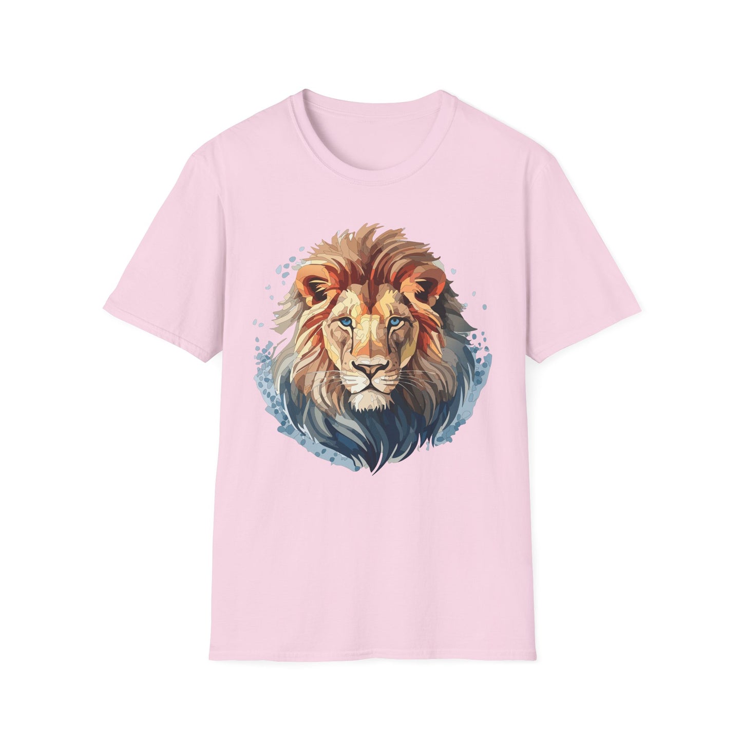 Lion Shirt, Shirt with Lion, Floral Lion Tee, Shirt with Animals