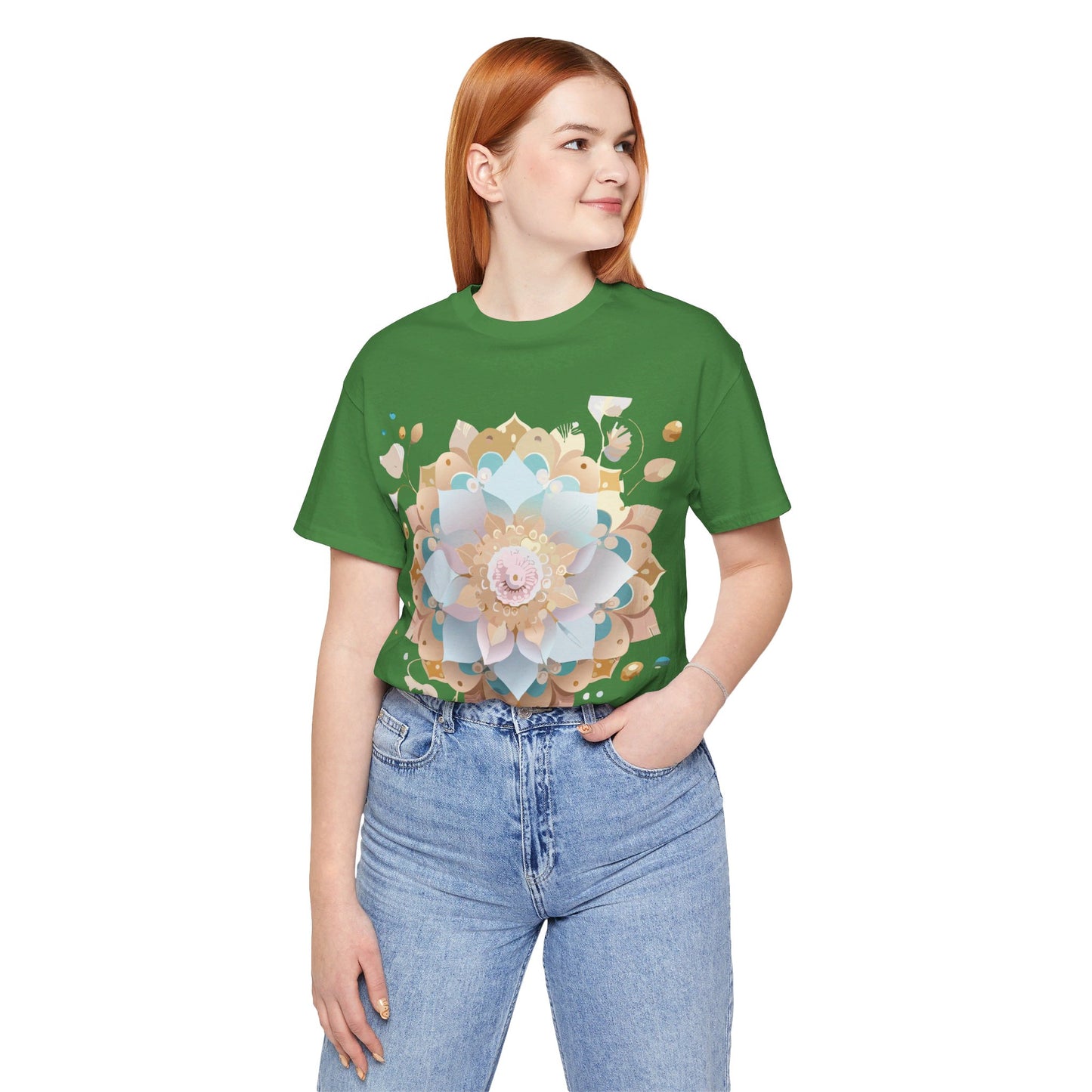 Natural Cotton Tee Shirt - Medallion Collection Printify