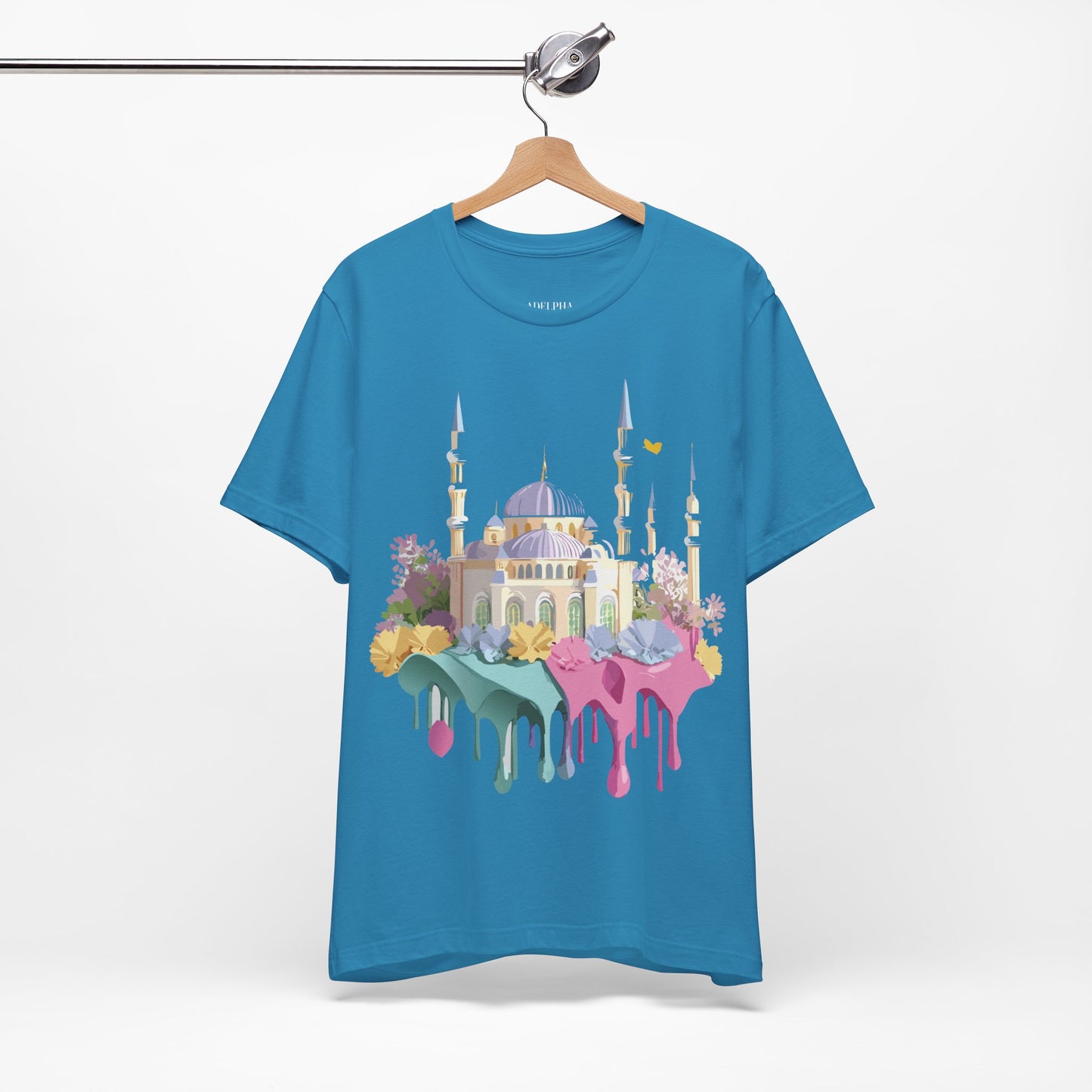 Natural Cotton Tee Shirt - Istanbul, Turkey Printify