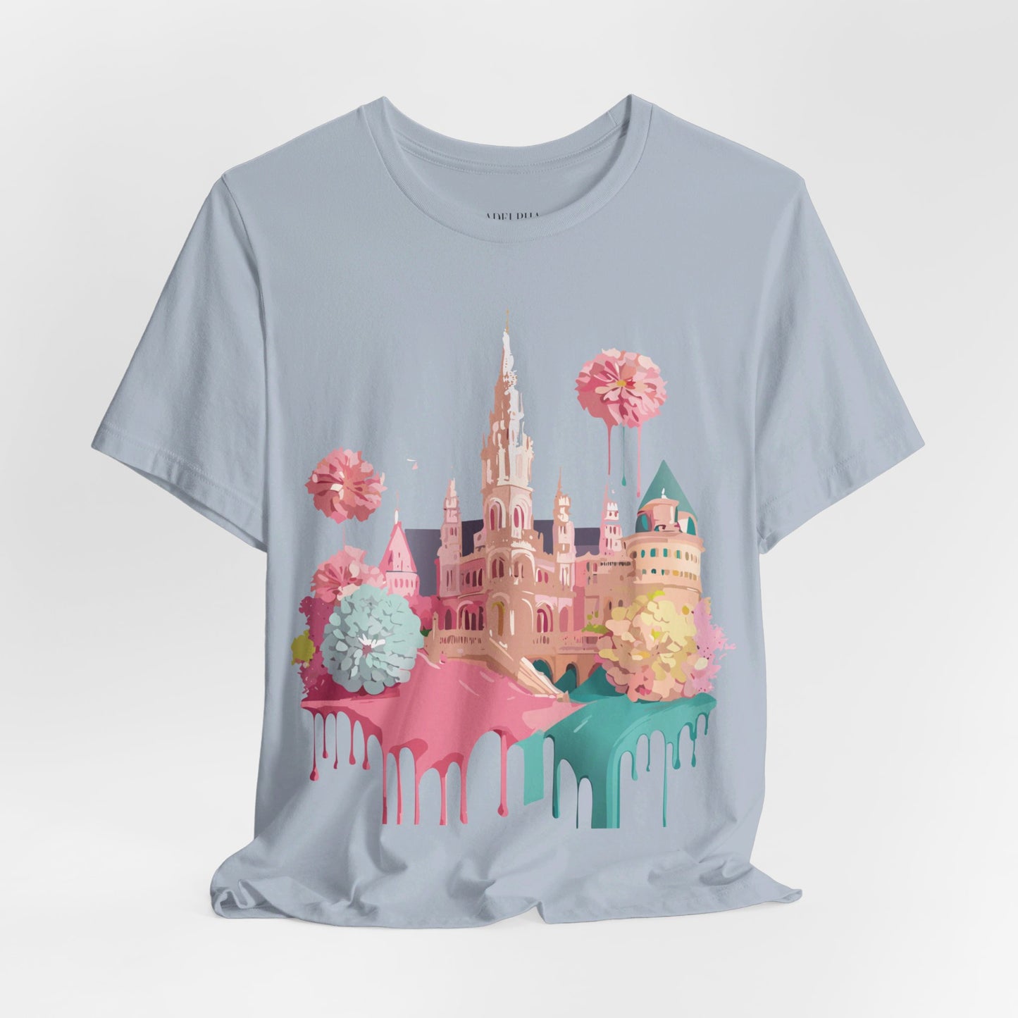 Natural Cotton Tee Shirt - Beautiful Places Collection - Vienna Printify