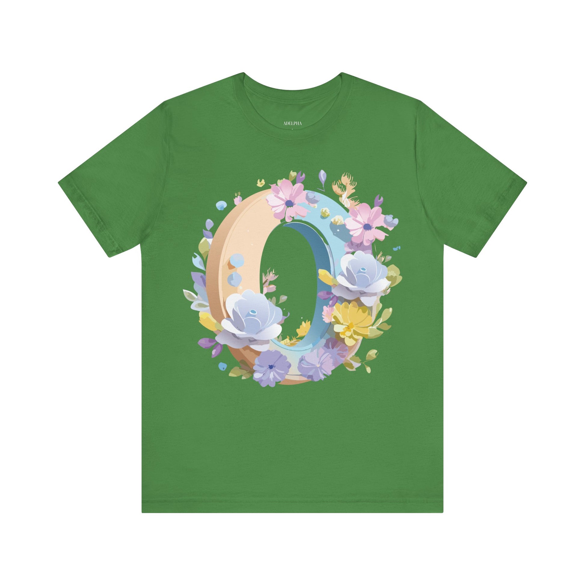 Natural Cotton Tee Shirt - Letters Collection - O Printify