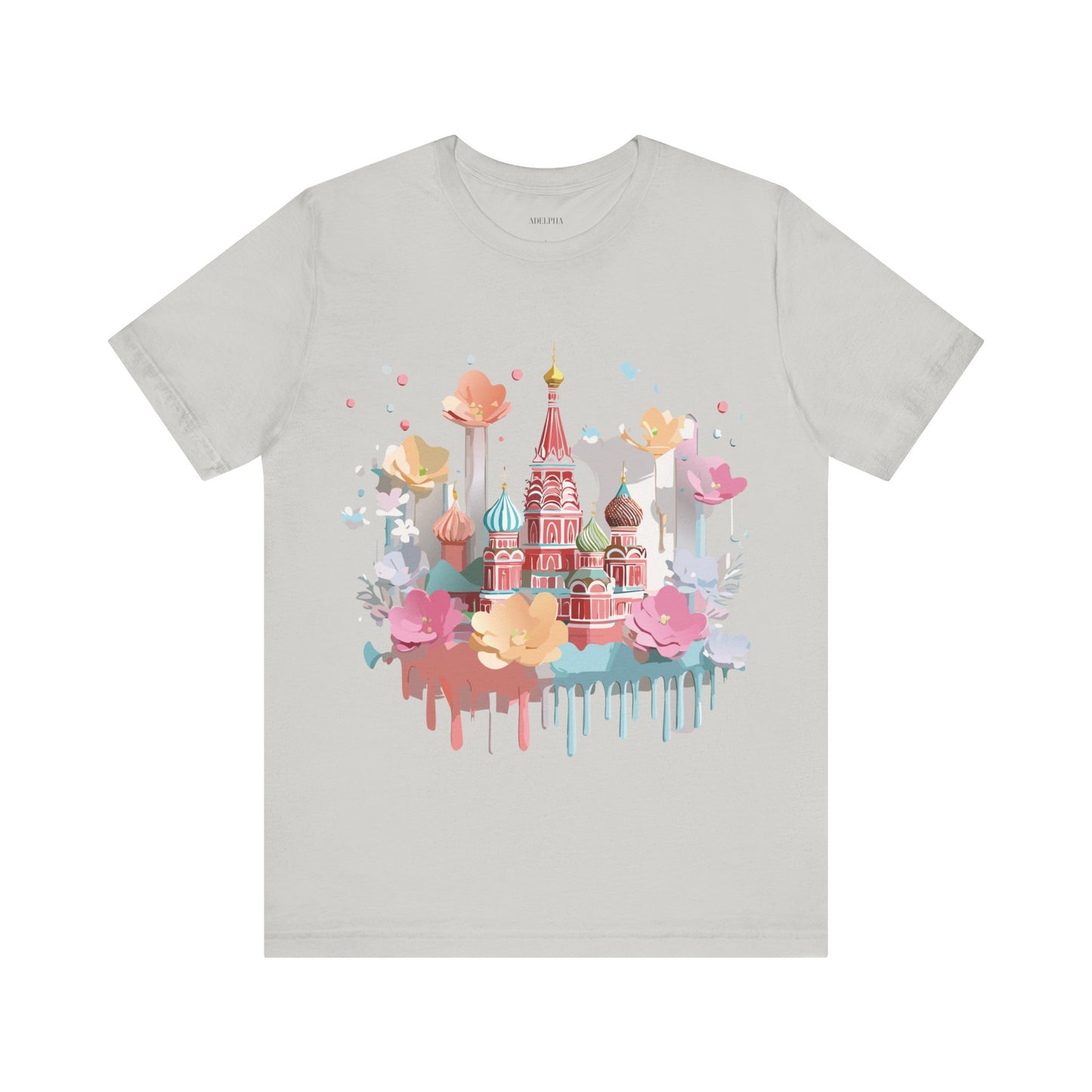 Natural Cotton Tee Shirt - Beautiful Places Collection - Moscow Printify