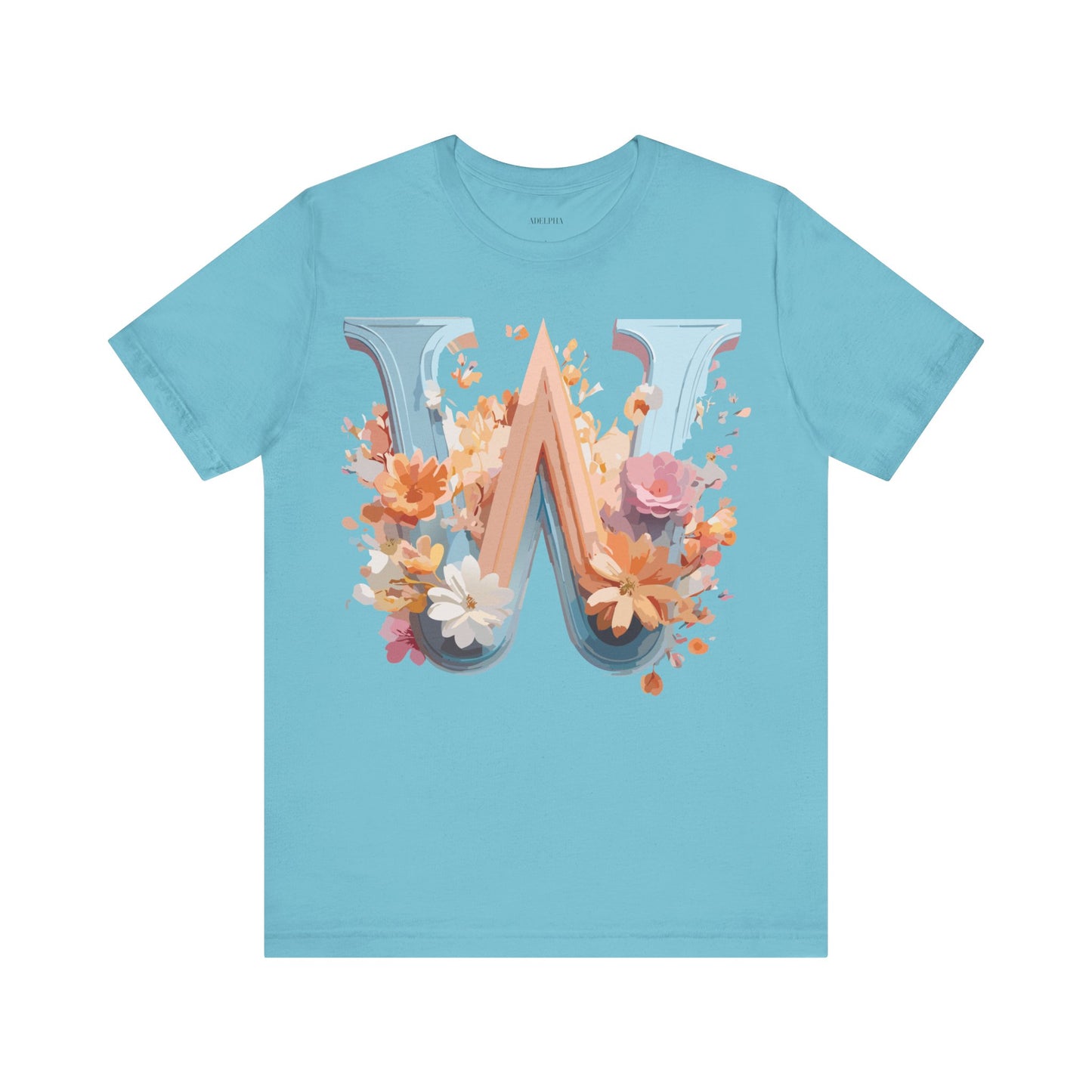 Natural Cotton Tee Shirt - Letters Collection - W Printify