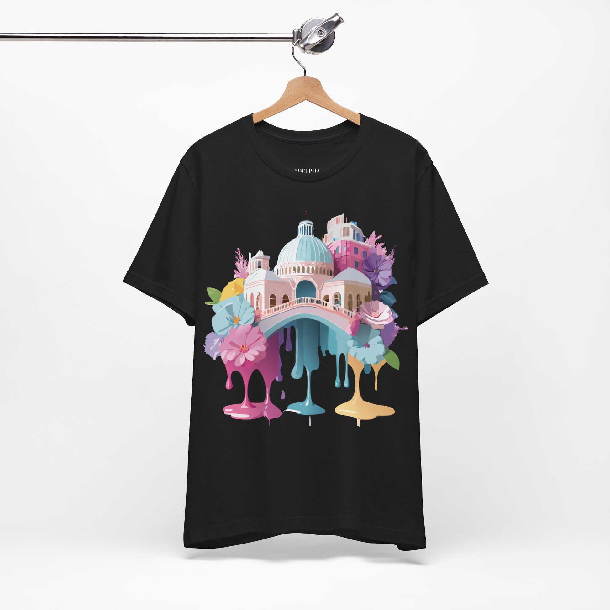 Natural Cotton Tee Shirt - Beautiful Places Collection - Venice Printify