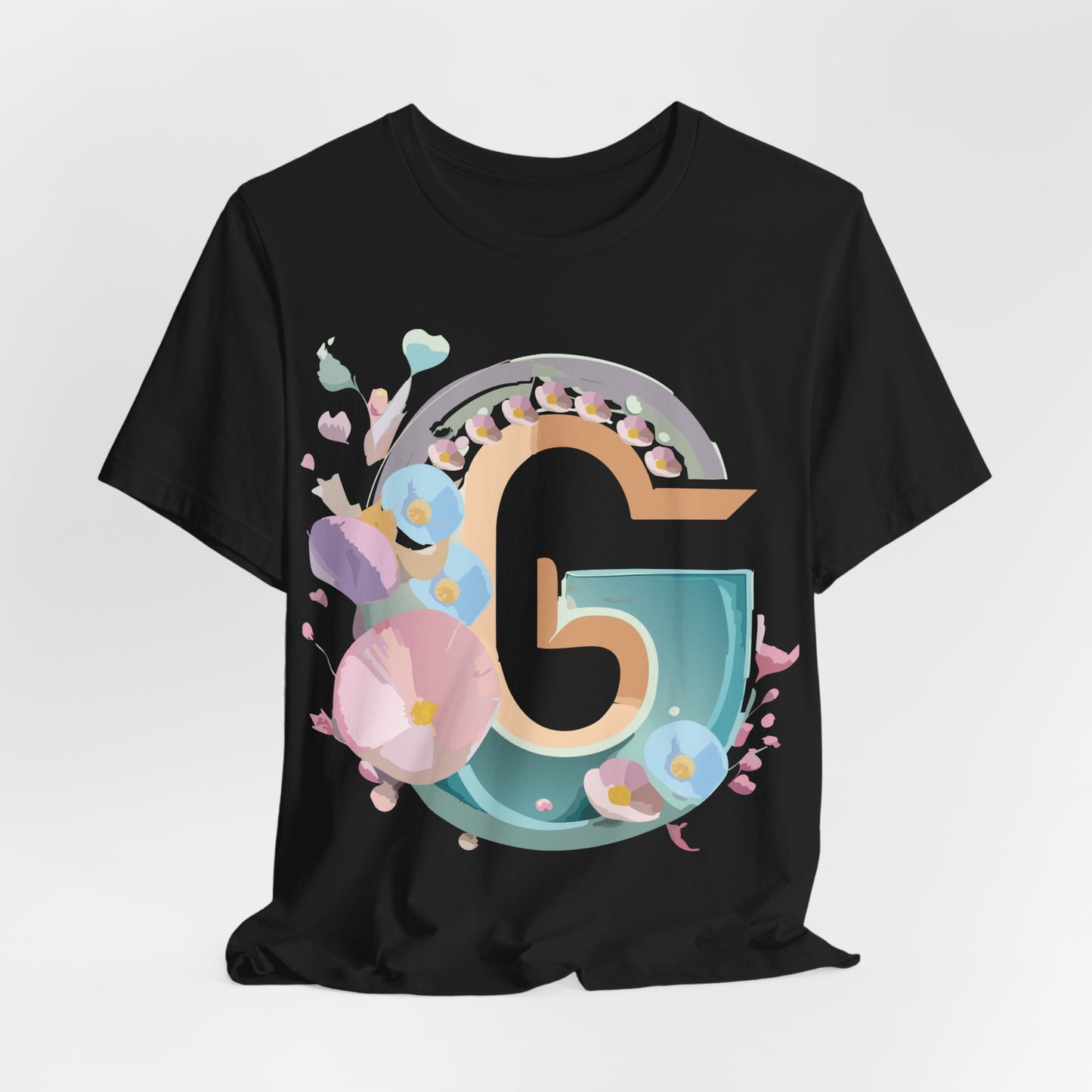 Natural Cotton Tee Shirt - Letters Collection - G Printify