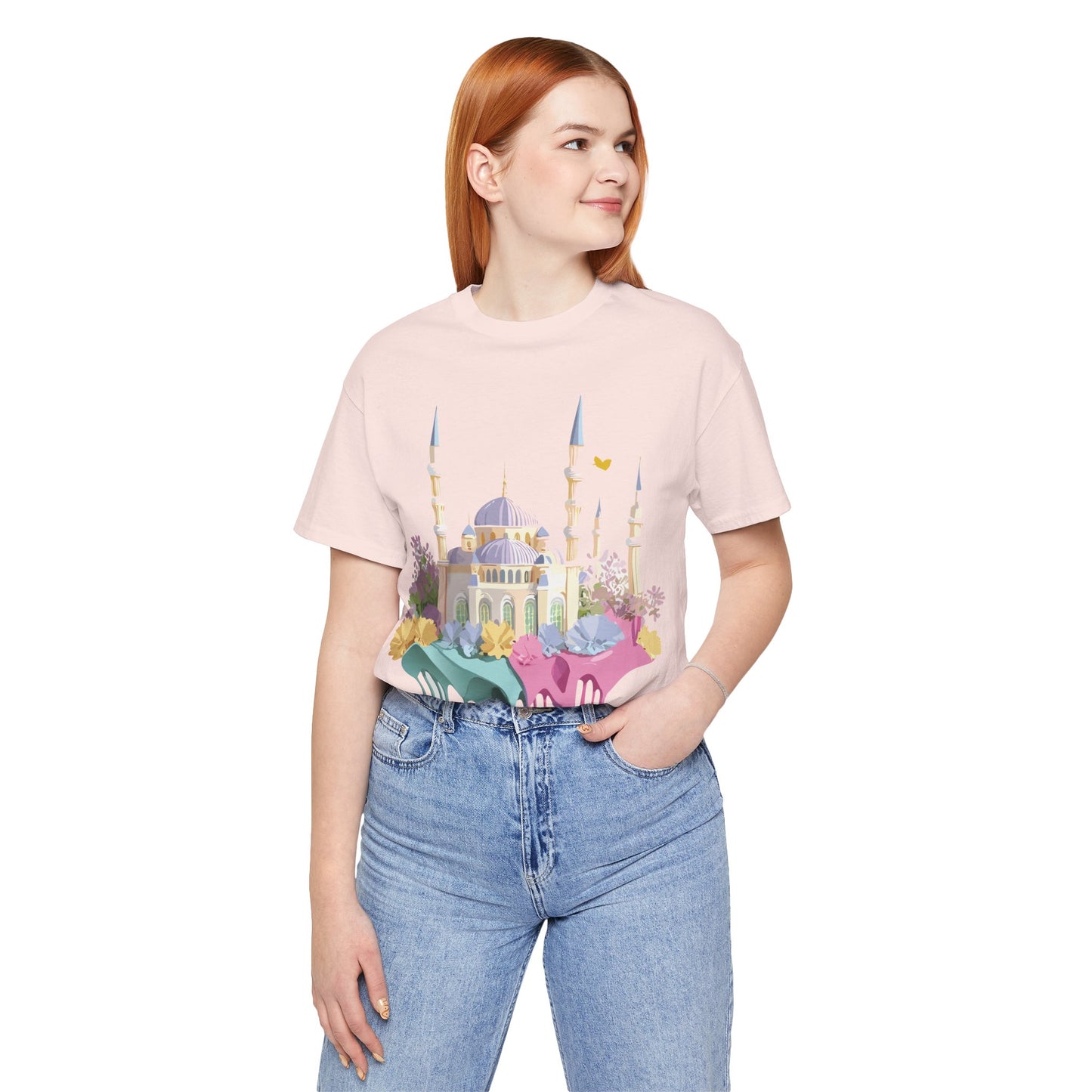 Natural Cotton Tee Shirt - Istanbul, Turkey Printify
