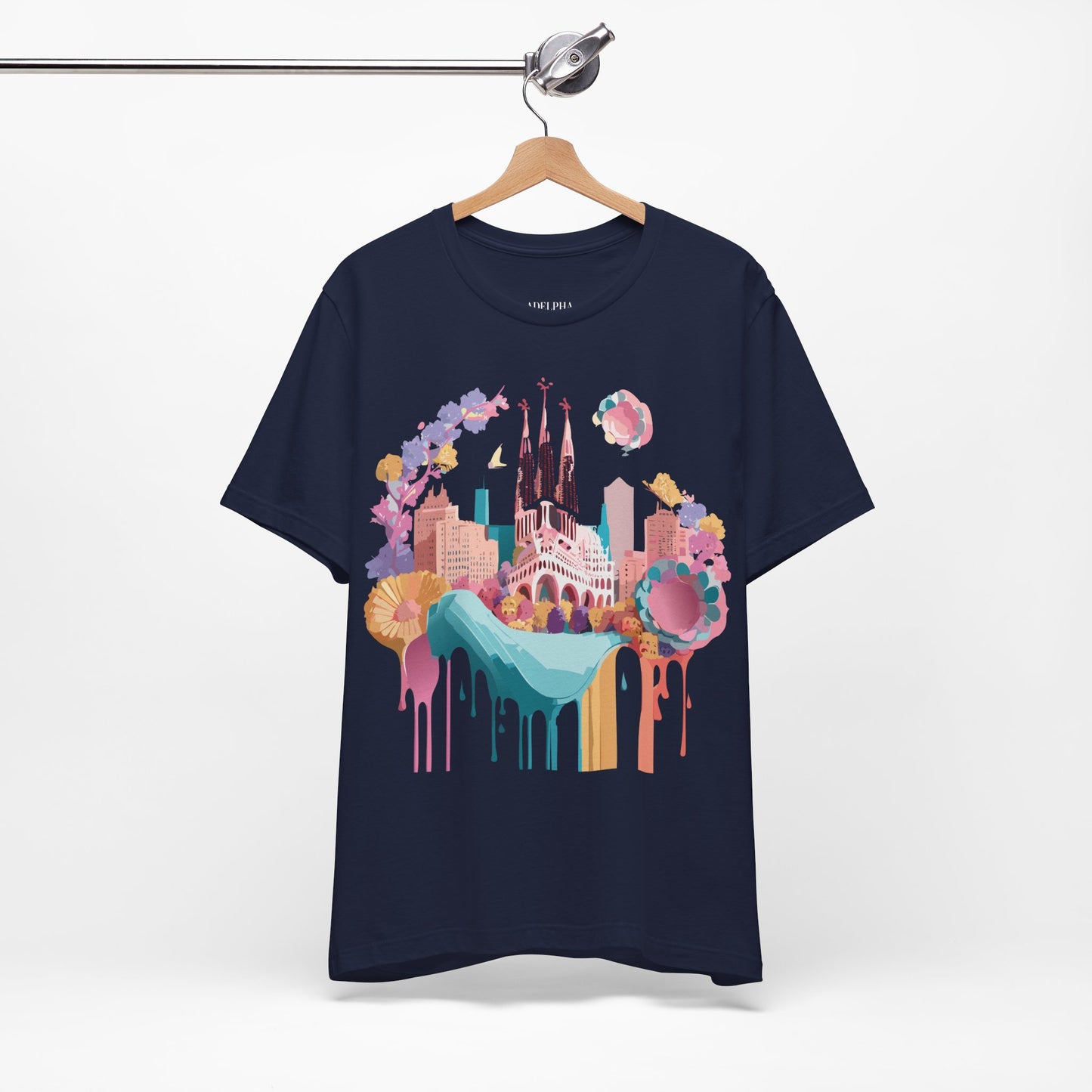 Tourist Shirt, Shirt with Barcelona - ADELPHA