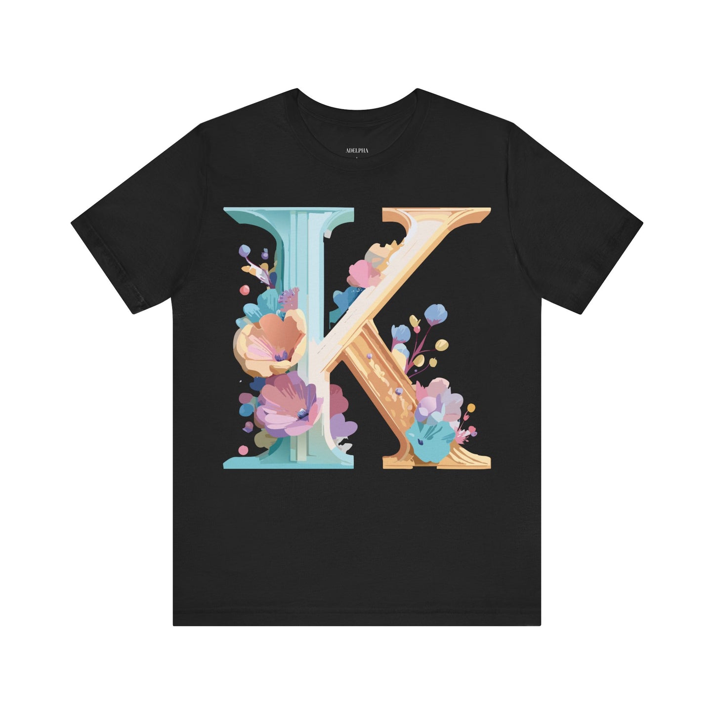 Natural Cotton Tee Shirt - Letters Collection - K Printify