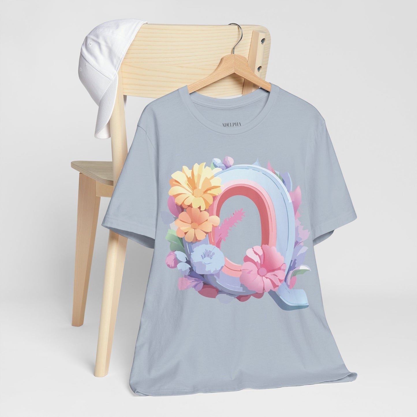 Letter Shirt, Letter Q Shirt - ADELPHA