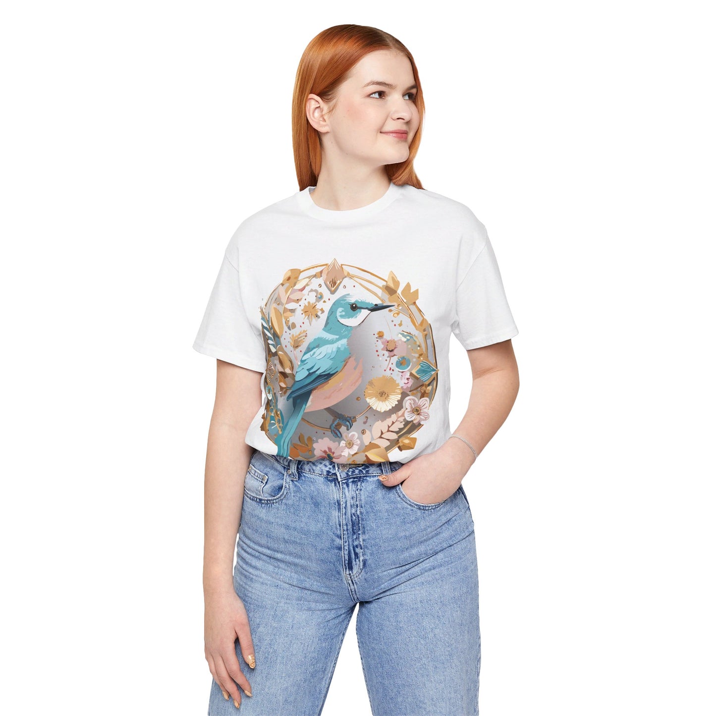 Natural Cotton Tee Shirt - Medallion Collection Printify
