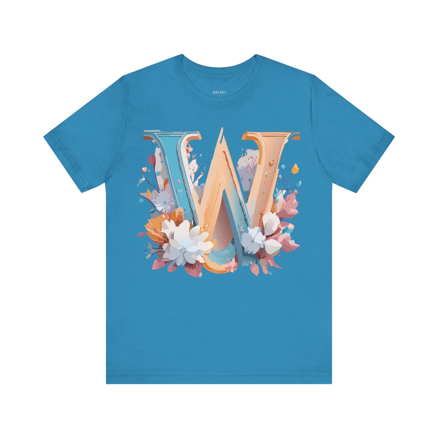 Natural Cotton Tee Shirt - Letters Collection - W Printify