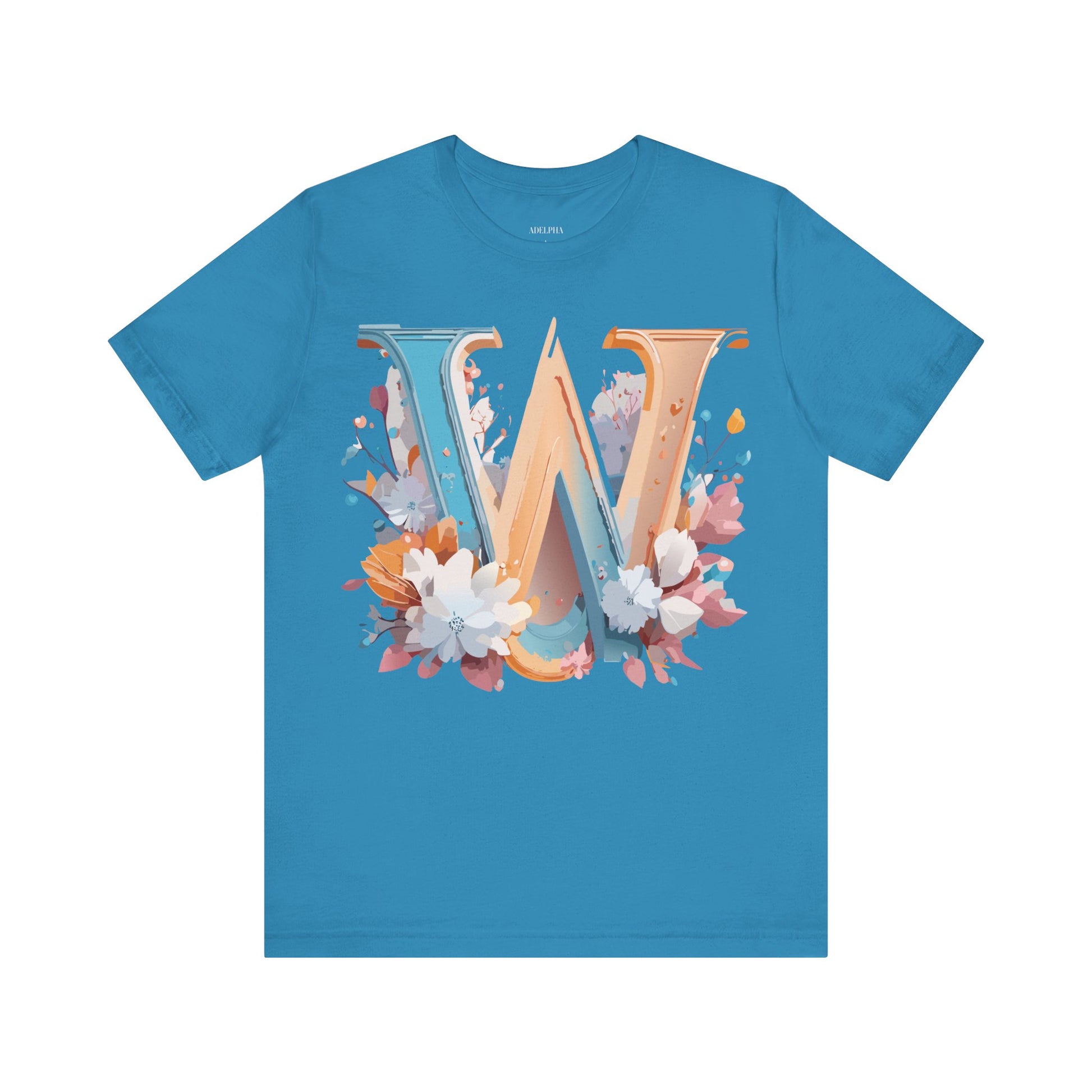 Natural Cotton Tee Shirt - Letters Collection - W Printify