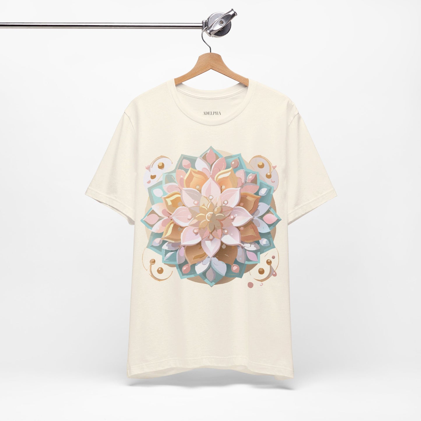 Natural Cotton Tee Shirt - Medallion Collection Printify