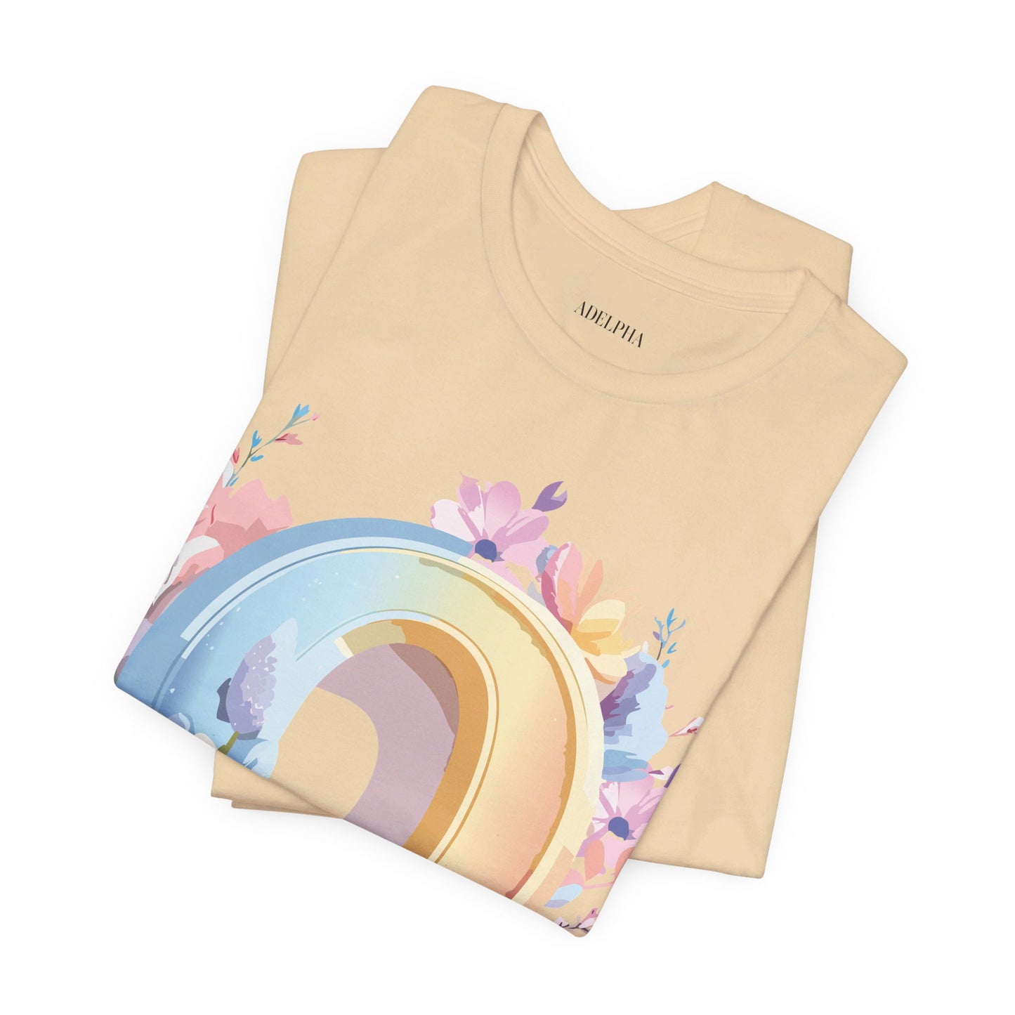 Natural Cotton Tee Shirt - Letters Collection - O Printify