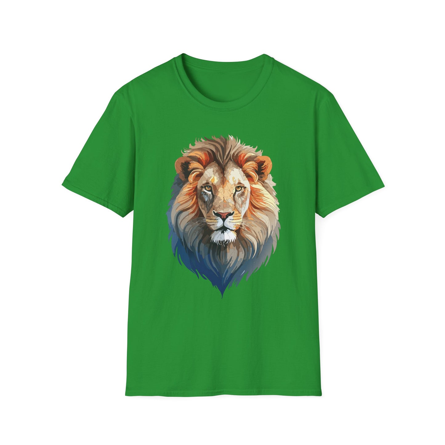 Lion Shirt, Shirt with Lion, Floral Lion Tee, Shirt with Animals