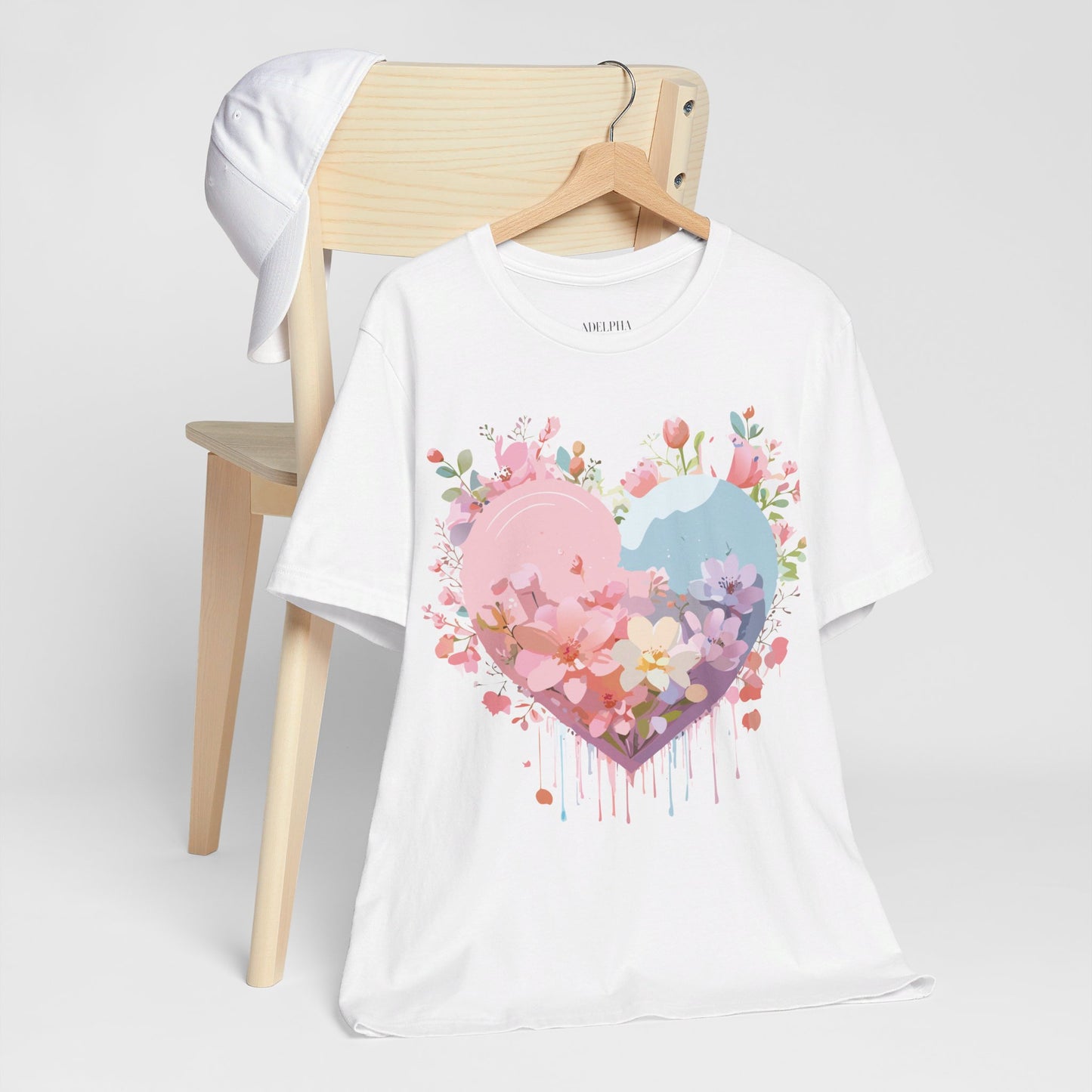 Natural Cotton Tee Shirt - Love story Collection Printify
