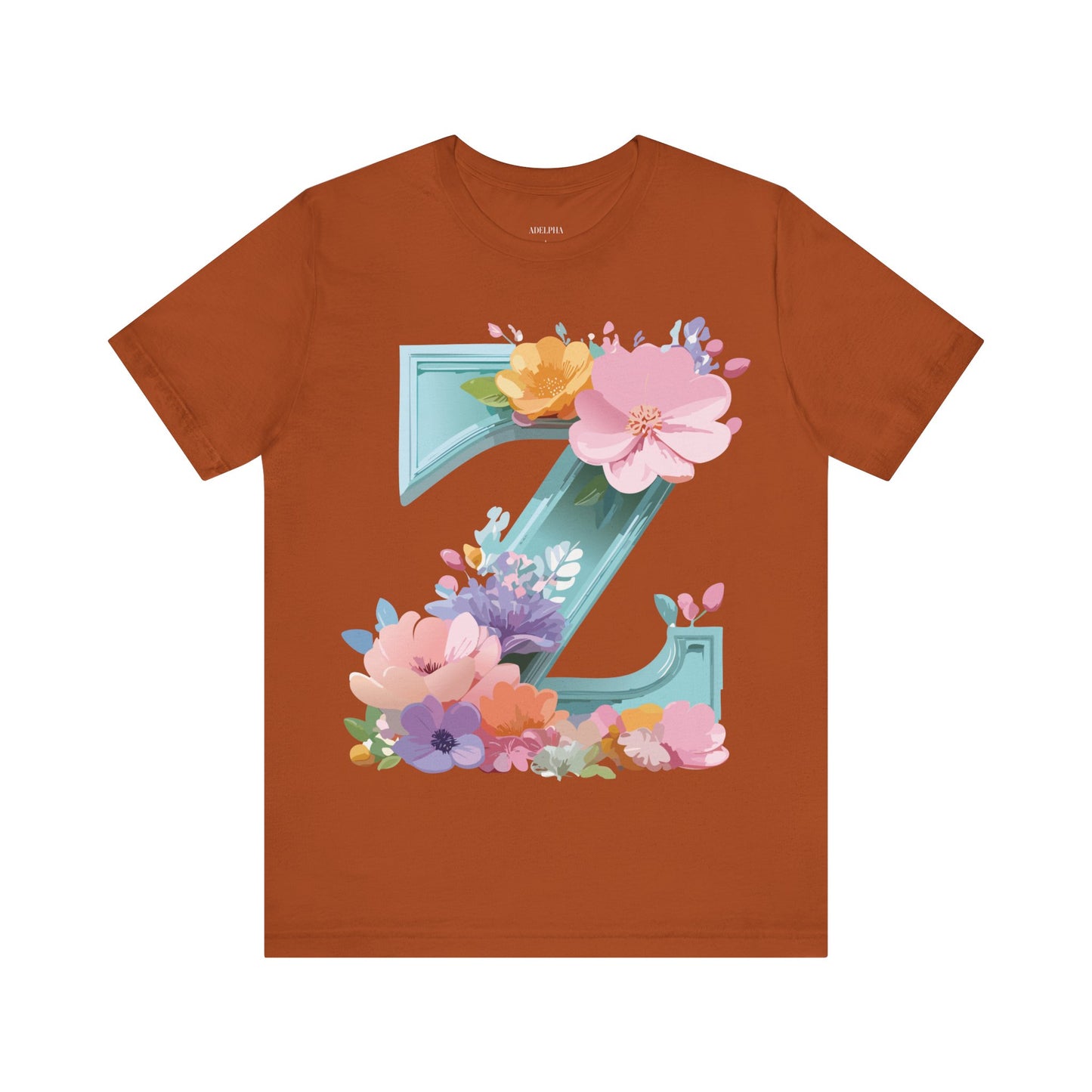 Natural Cotton Tee Shirt - Letters Collection - Z Printify