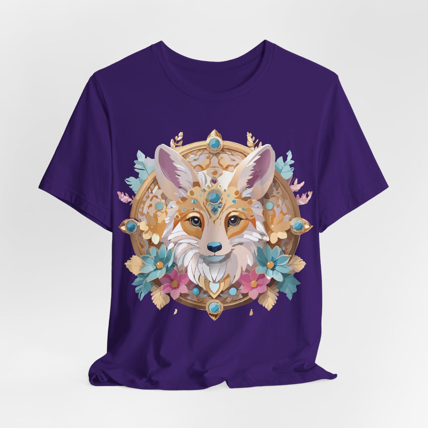 Natural Cotton Tee Shirt - Medallion Collection Printify