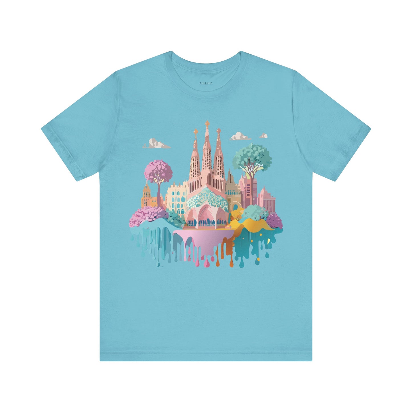 Tourist Shirt, Shirt with Barcelona - ADELPHA