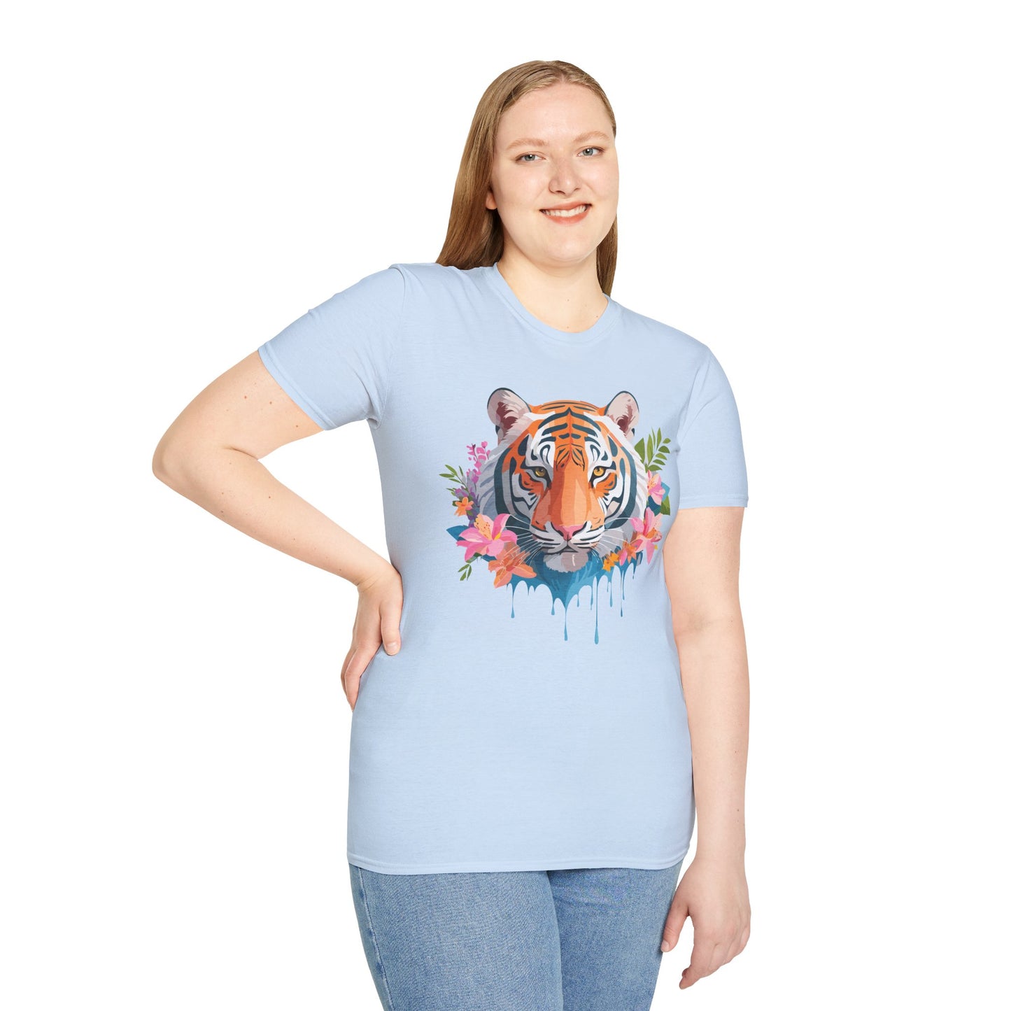 Tiger Shirt, Shirt with Tiger, Animal Tee, Shirt with Animals