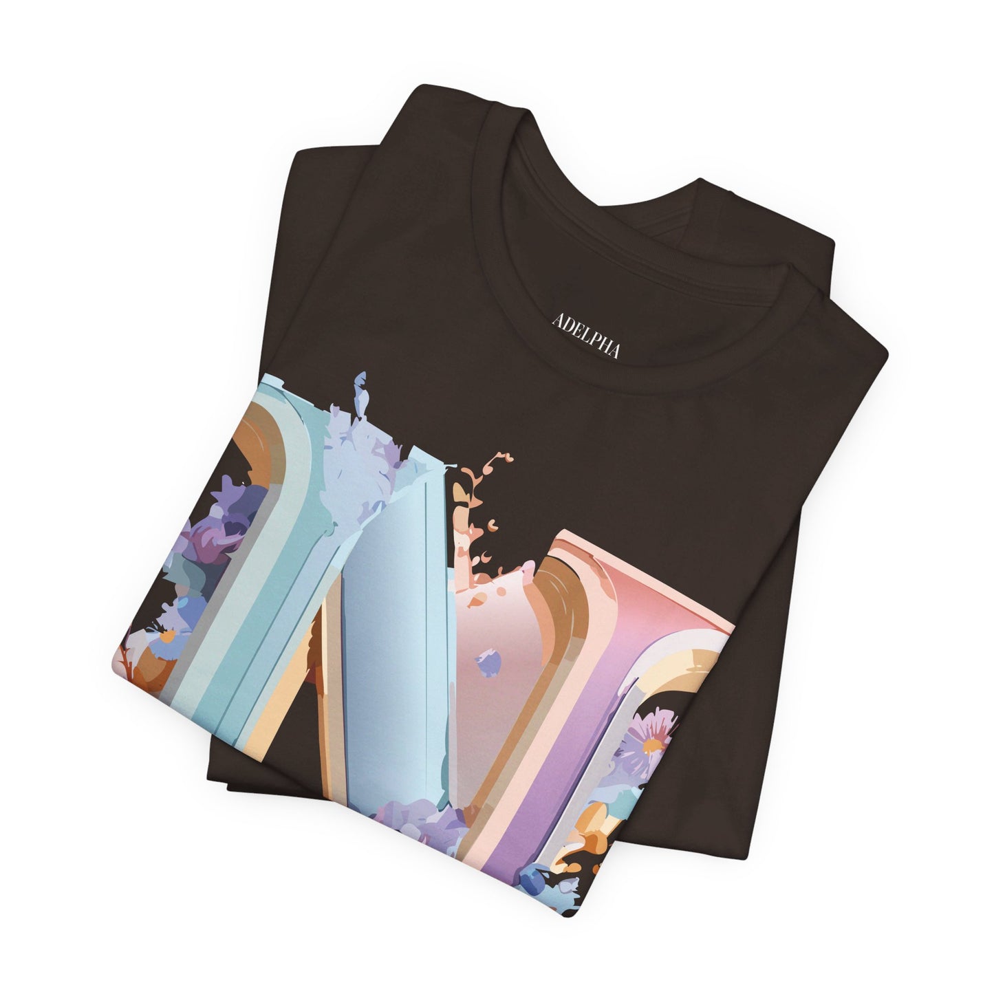 Natural Cotton Tee Shirt - Letters Collection - N Printify