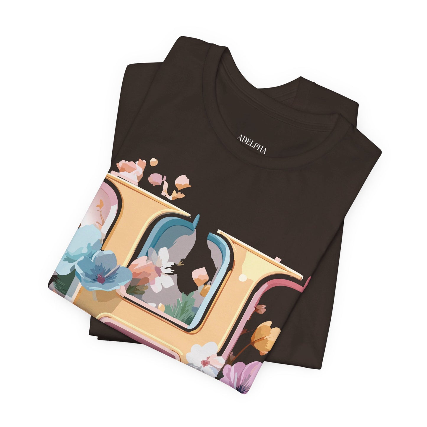 Natural Cotton Tee Shirt - Letters Collection - H Printify