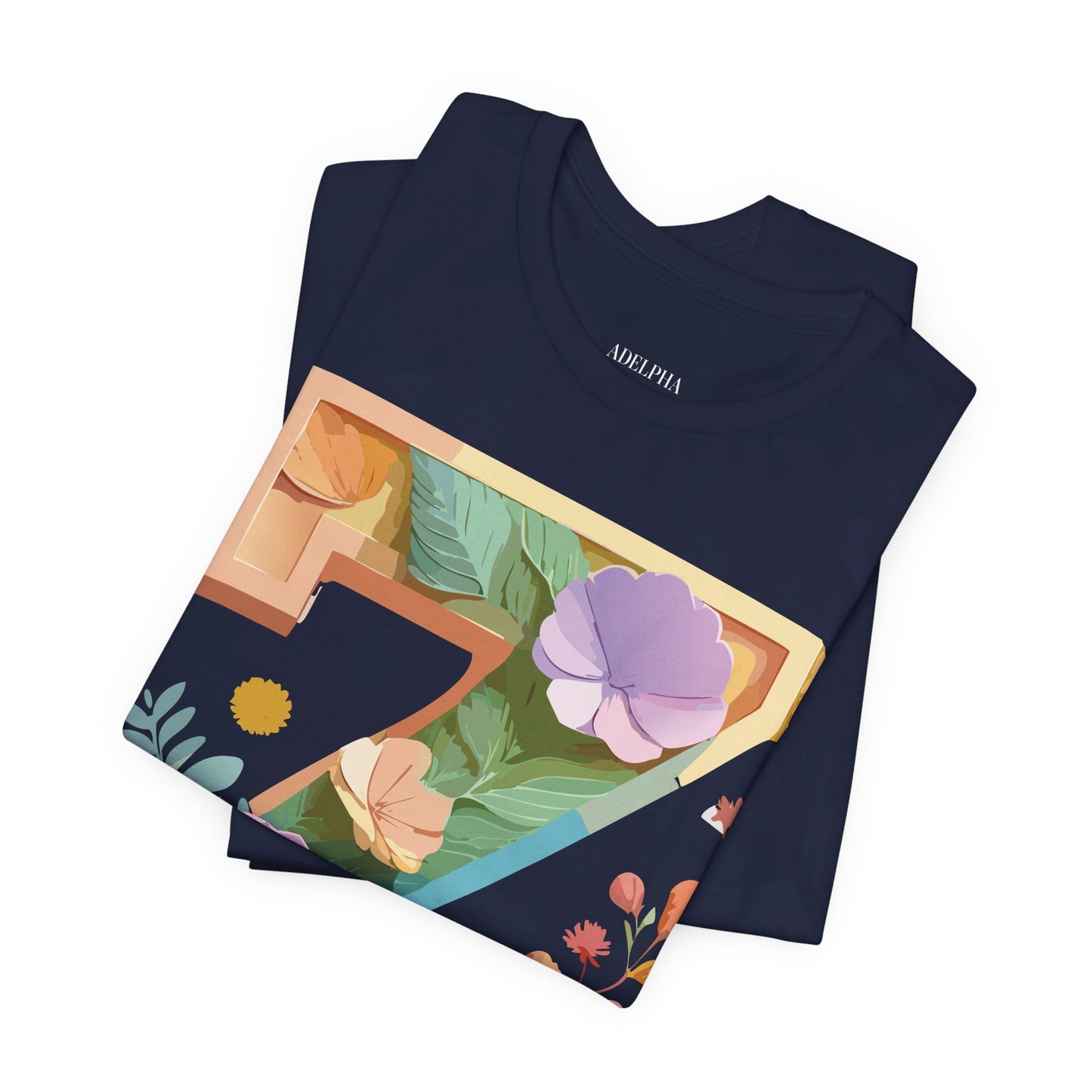 Natural Cotton Tee Shirt - Letters Collection - Z Printify