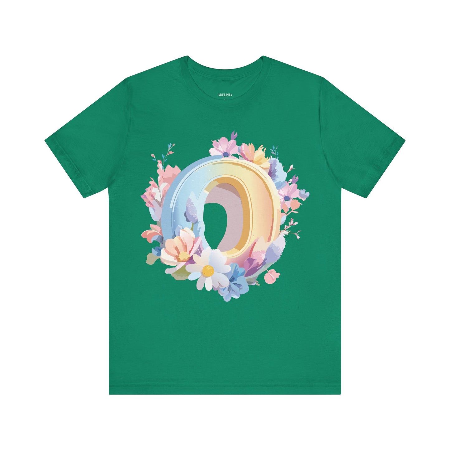 Natural Cotton Tee Shirt - Letters Collection - O Printify