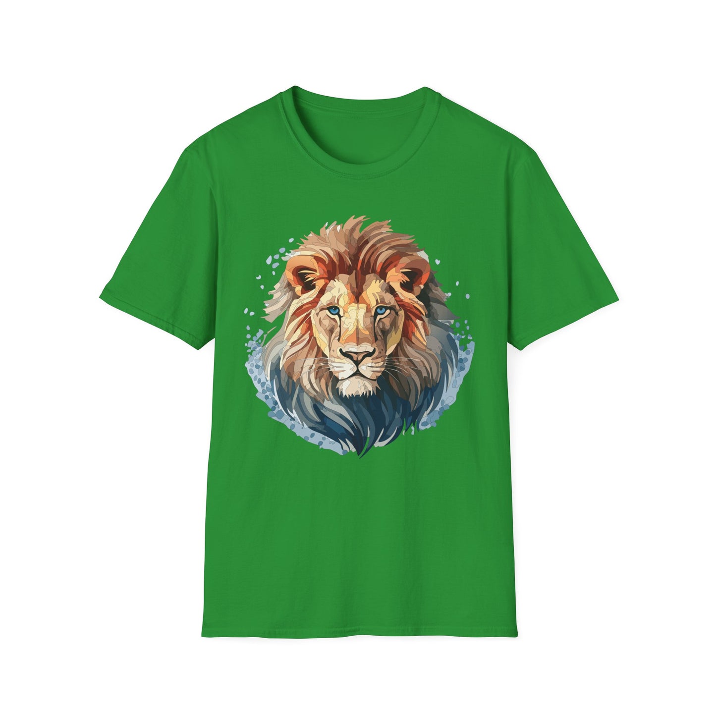 Lion Shirt, Shirt with Lion, Floral Lion Tee, Shirt with Animals