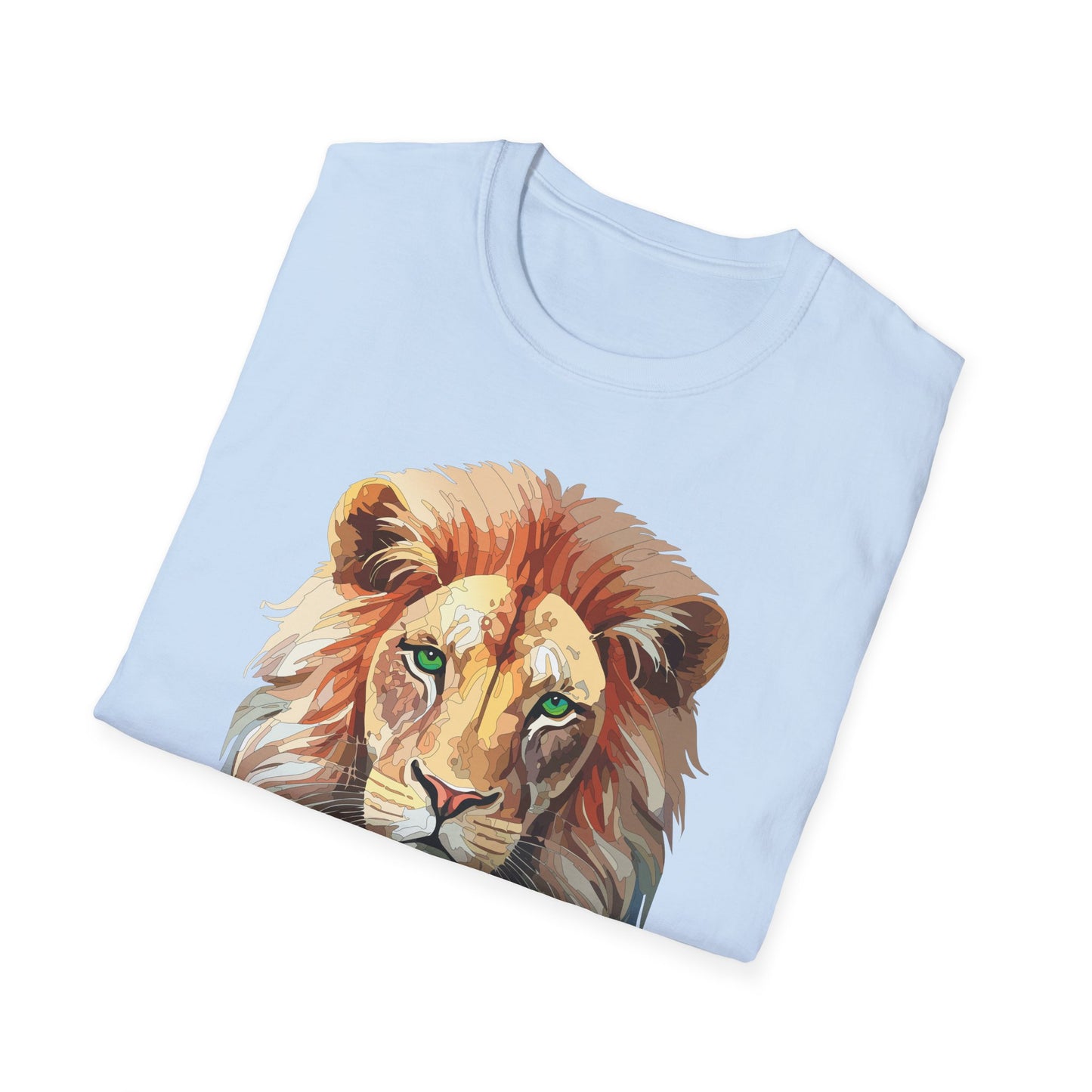Lion Shirt, Shirt with Lion, Floral Lion Tee, Shirt with Animals