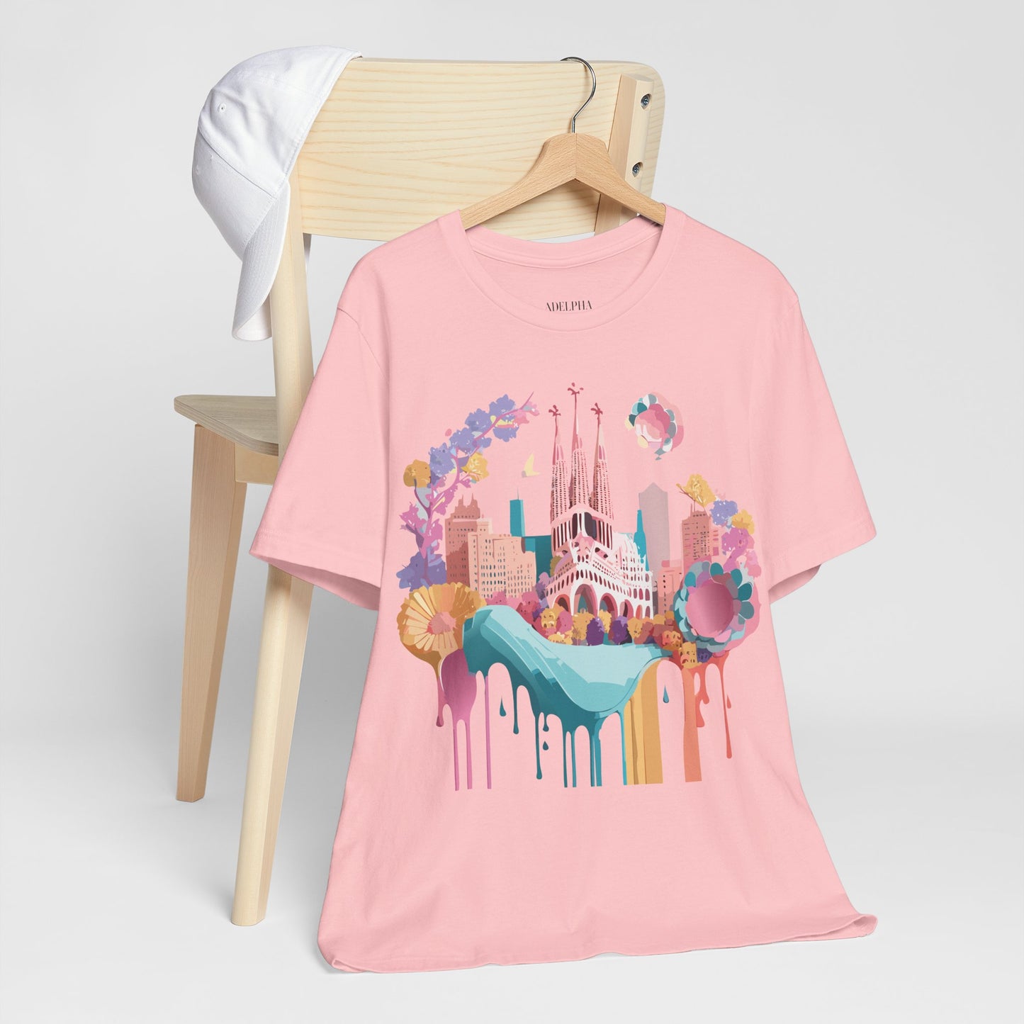 Tourist Shirt, Shirt with Barcelona - ADELPHA
