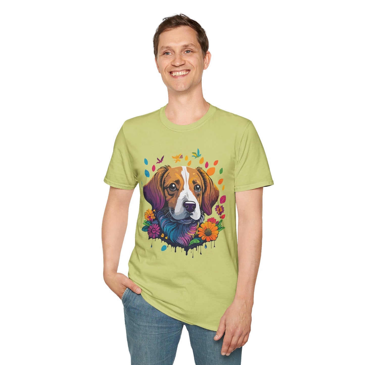 Dog Shirt, Shirt with Dog, Animal Tee, Shirt with Animals