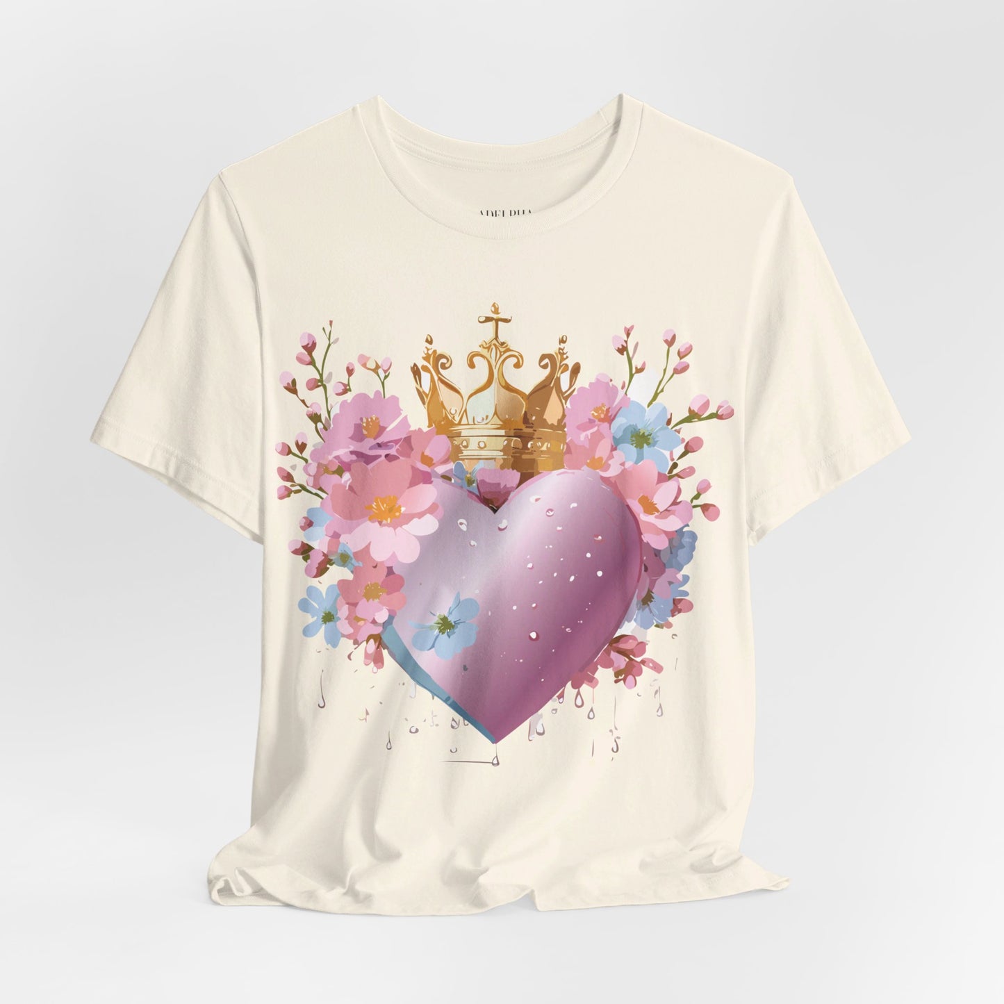 Natural Cotton Tee Shirt - Love story Collection Printify